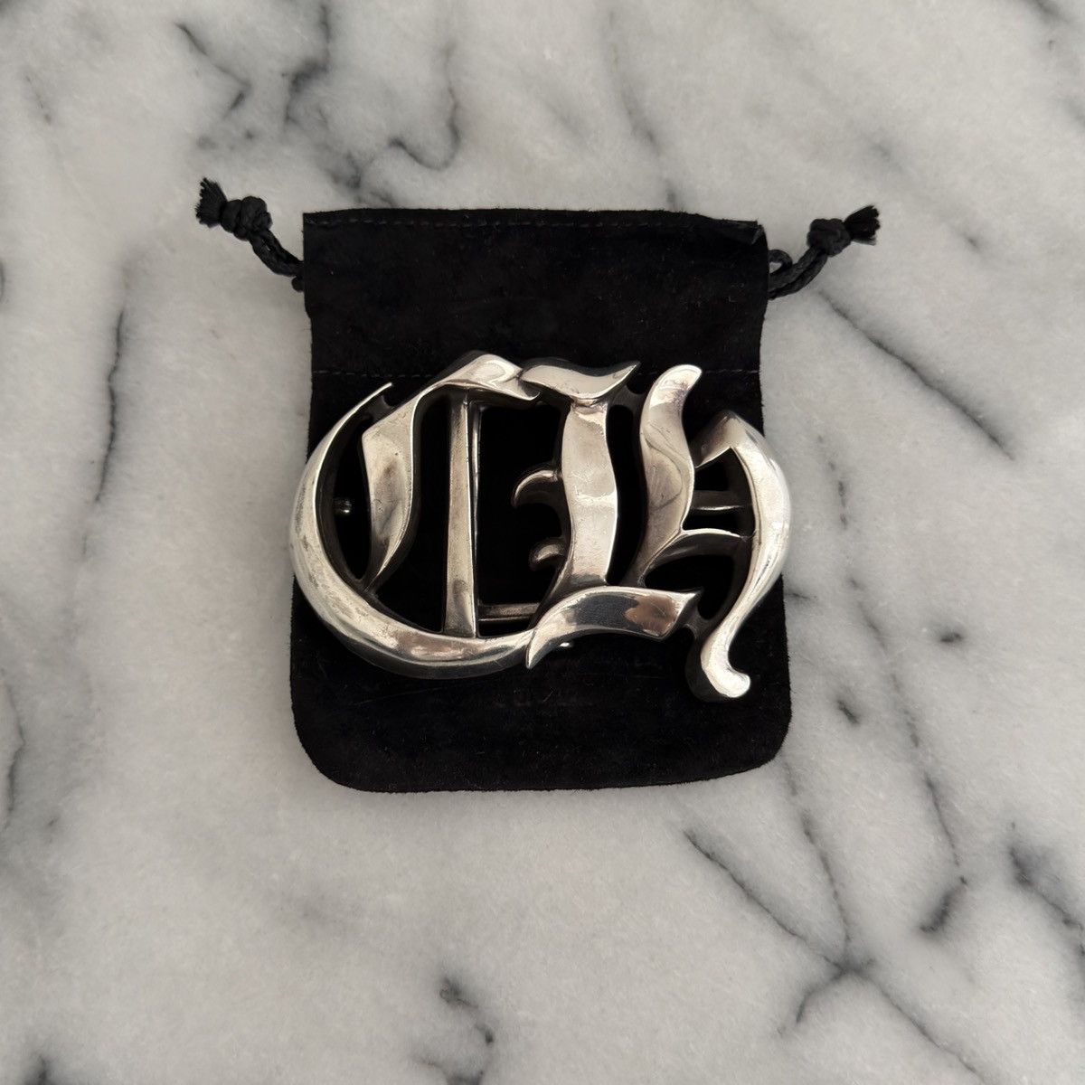 Chrome Hearts Chrome Hearts 1.5” CH Logo Buckle Size ONE SIZE - 2 Thumbnail