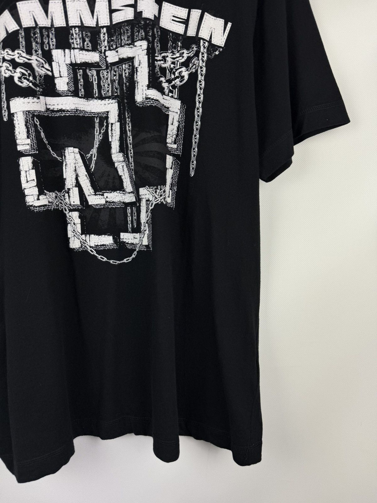 Band Tees Rammstein Graphic Print Short Sleeve Promo Band T Shirt Size US XL / EU 56 / 4 - 6 Thumbnail