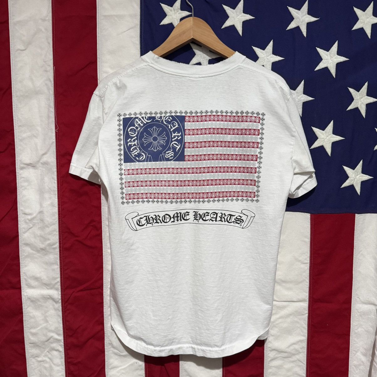 Chrome Hearts American Flag Tee | Grailed