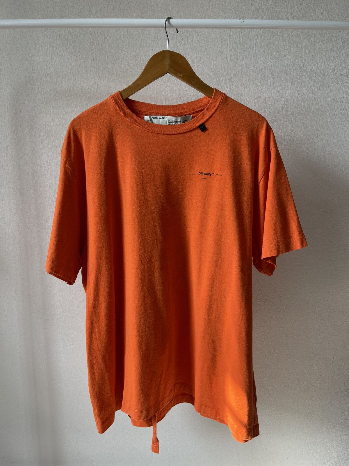 Off-White F/W2020 Off White Orange Tee A1 Size US XL / EU 56 / 4 - 3 Thumbnail