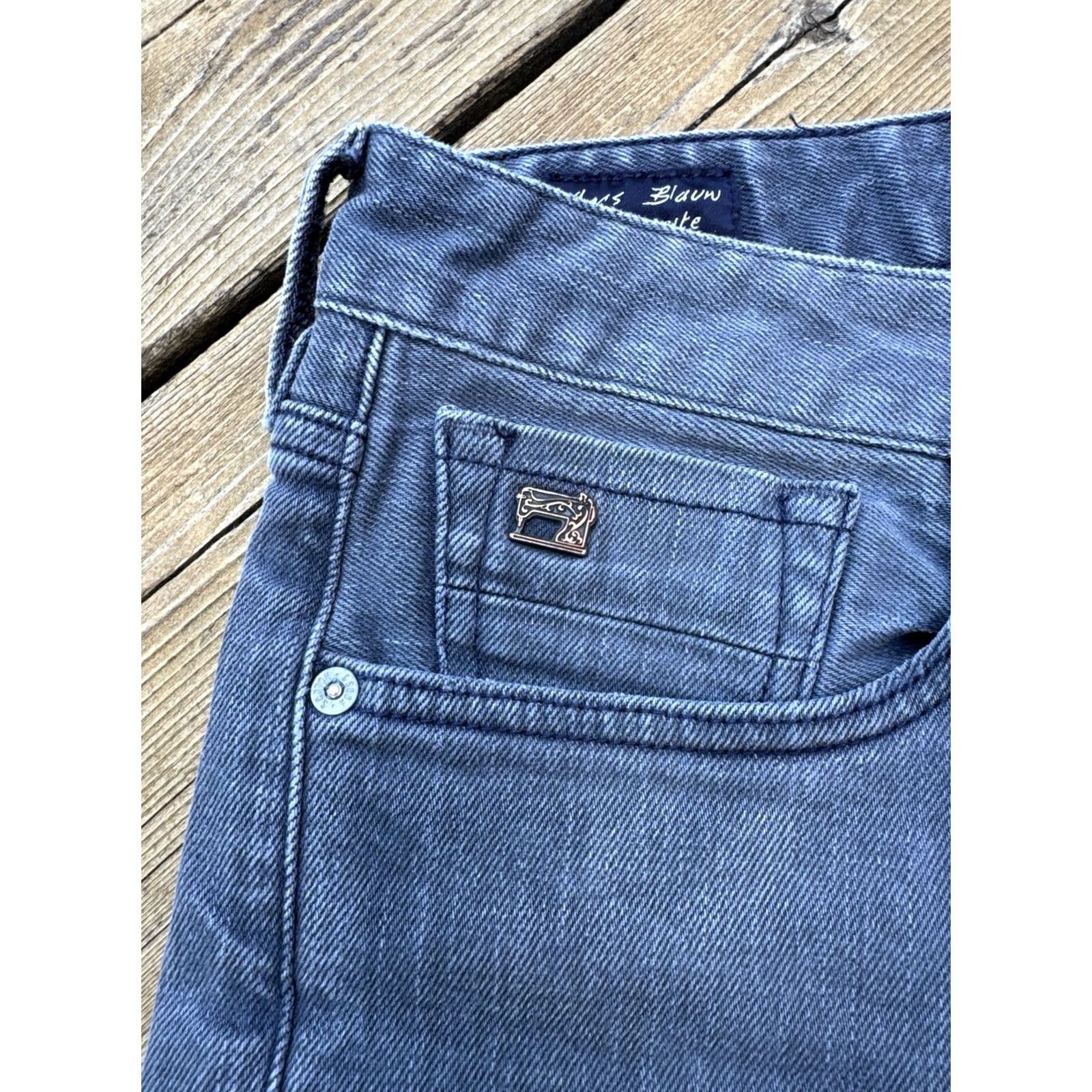 Scotch & Soda Scotch & Soda Jeans Slim Fit Denim 31x32 Mens Blue Slimming 5-Pocket USA Vintage No N/A Size US 31 - 3 Thumbnail