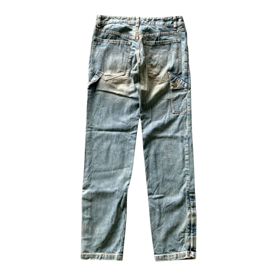 Issey Miyake 2000s Tsumori Chisato Issey Miyake Carpenter Faded Jeans Size US 30 / EU 46 - 7 Thumbnail