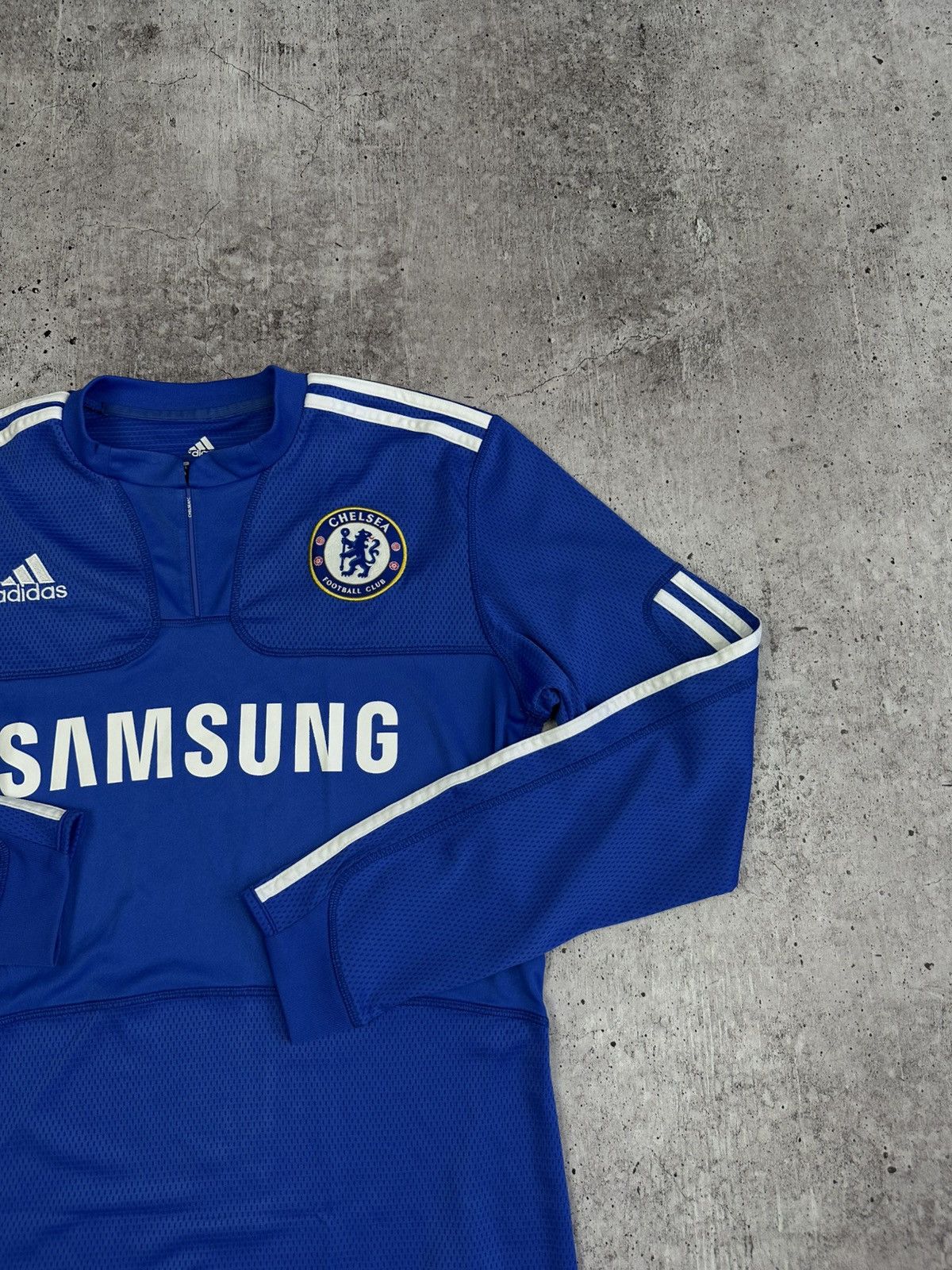 Adidas 2009/10 Adidas Chelsea Vintage Long Sleeve Soccer Jersey Size US S / EU 44-46 / 1 - 2 Thumbnail