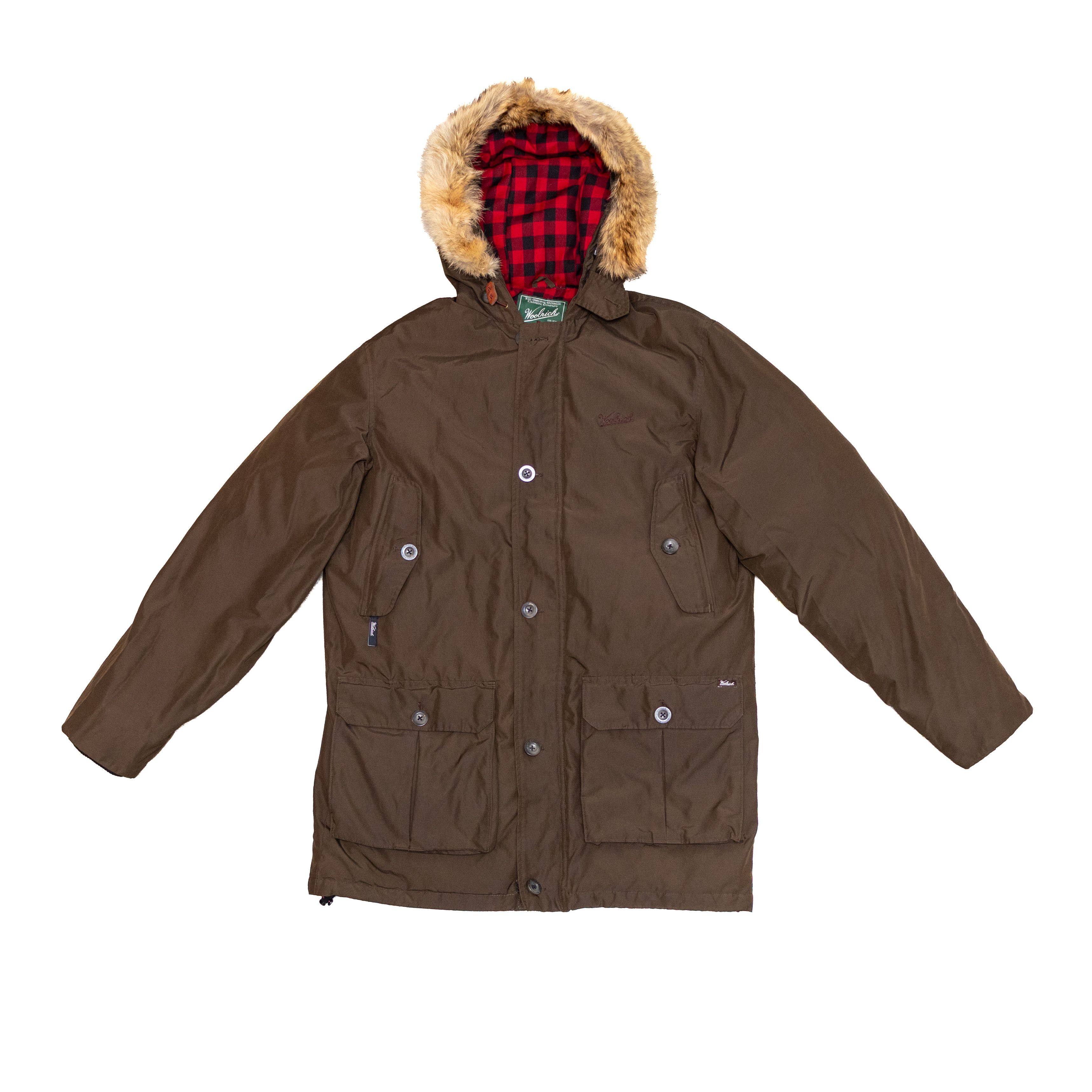 Woolrich Woolen Mills Woolrich Men’s Arctic Parka Jacket with Coyote Fur Hood SZ M Size US M / EU 48-50 / 2 - 1 Thumbnail