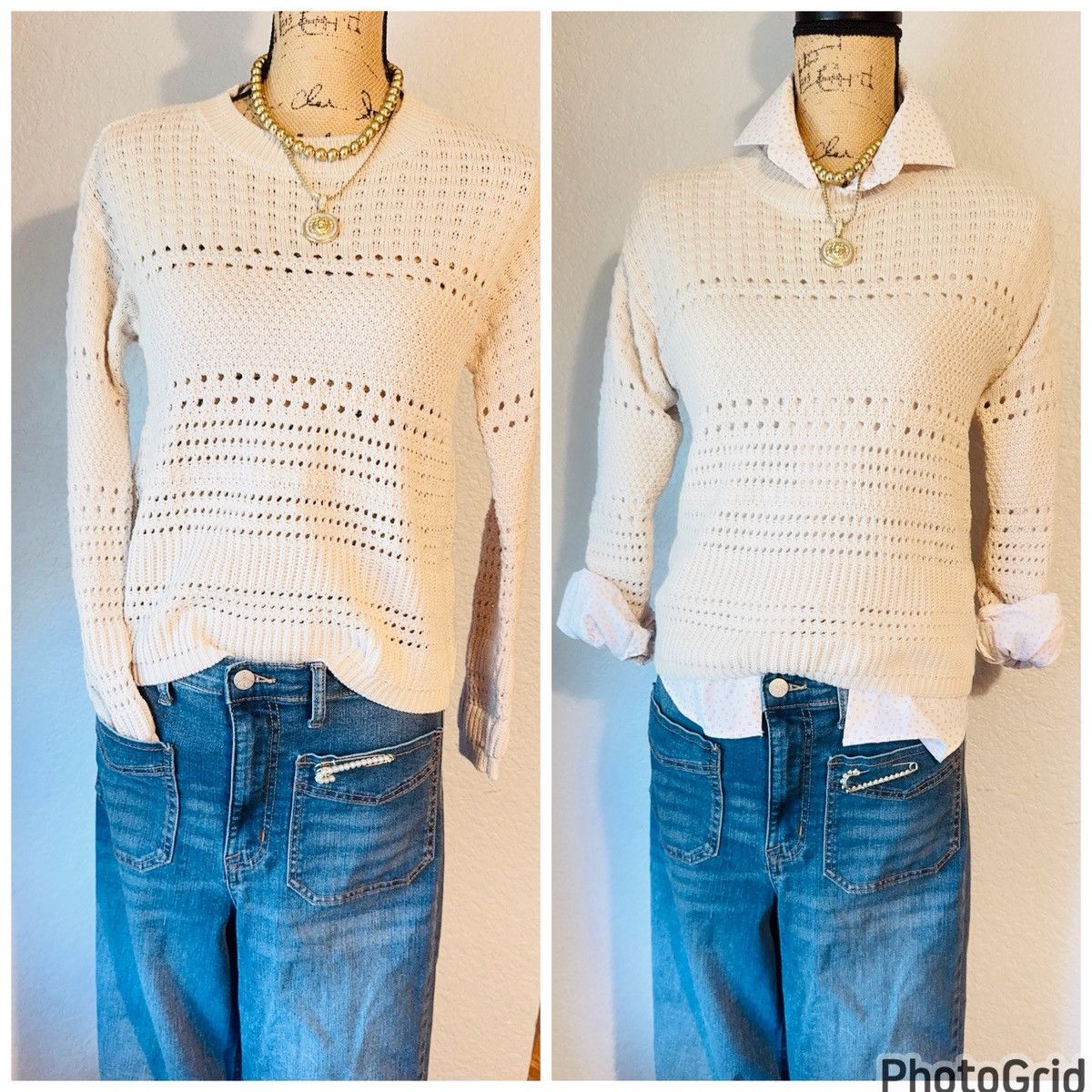 Magaschoni Open Stitch Top