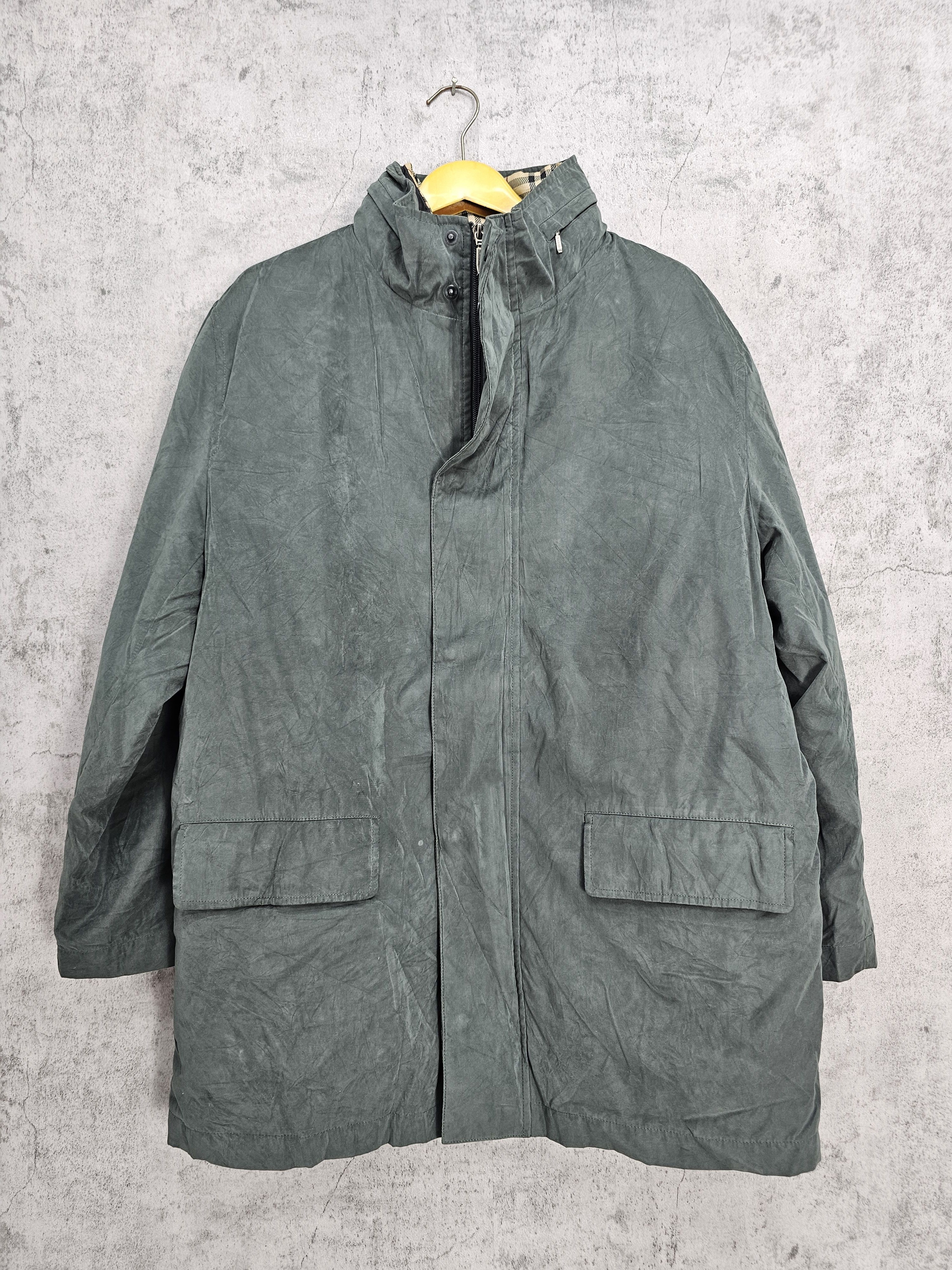 Burberry Vintage Burberry London Plaid Checked Heavy Jacket J0052 Size US M / EU 48-50 / 2 - 1 Thumbnail