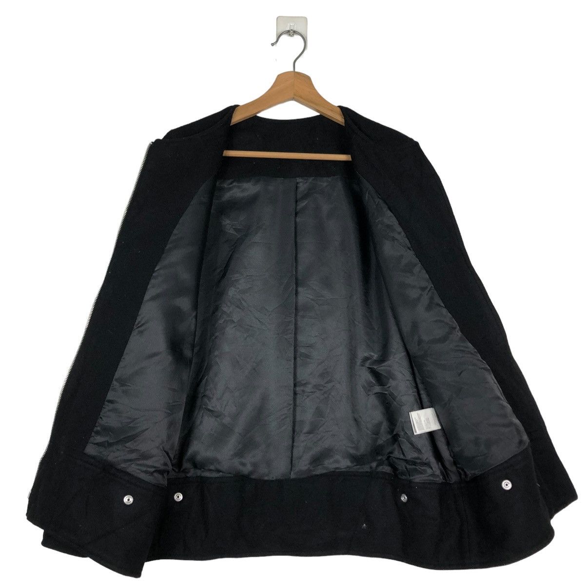 Japanese Brand 🔥VINTAGE BIKER JACKET ASYMMETRIC ZIPPER NARA ISSEY MIYAKE Size US S / EU 44-46 / 1 - 13 Thumbnail
