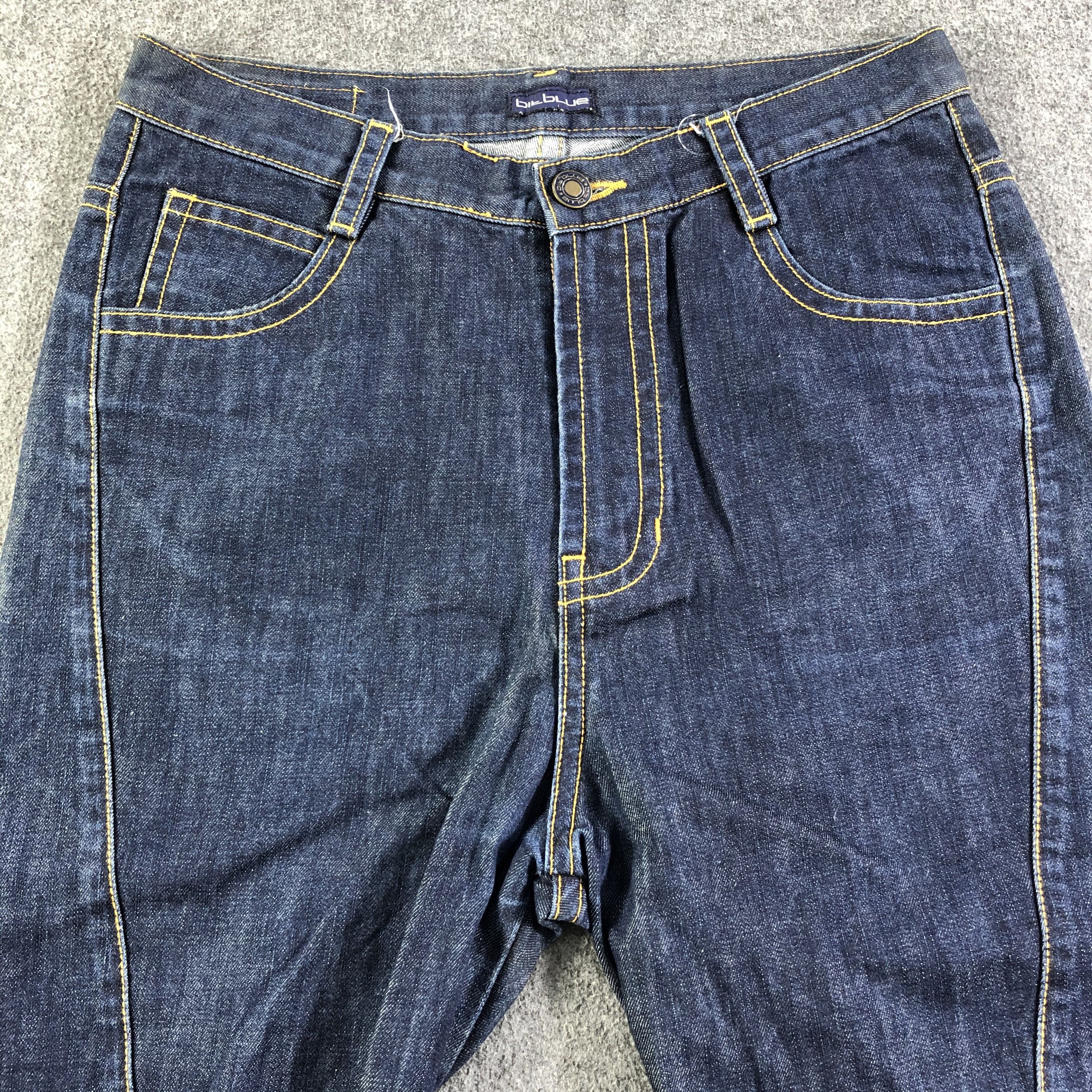 Japanese Brand × Vintage Bit Blue Jeans Crotch Denim -J2853 Size US 33 - 3 Thumbnail
