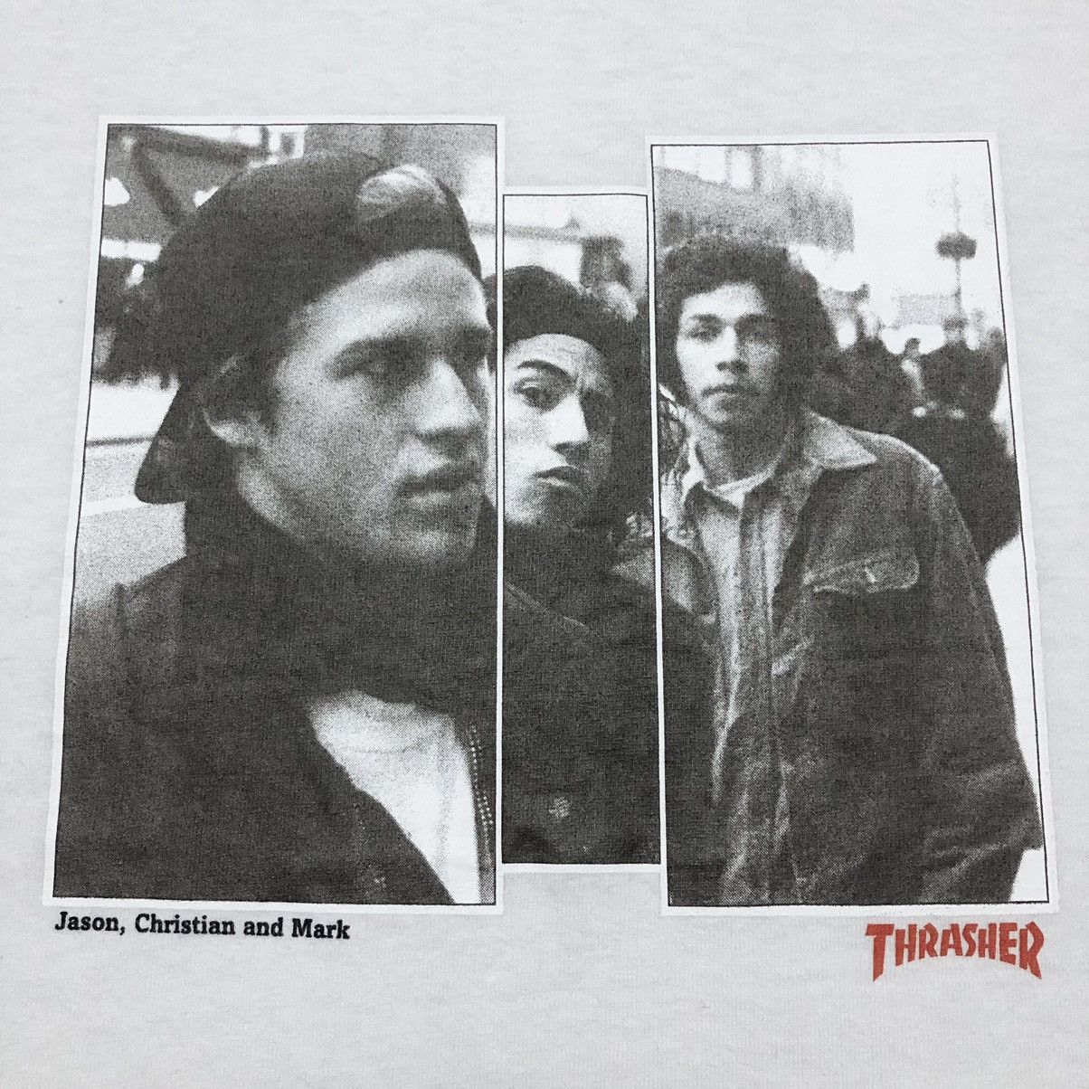 Thrasher Rare‼️🔥Vintage Thrasher "Jason, Christian And Mark" T-Shirt Size US S / EU 44-46 / 1 - 7 Thumbnail