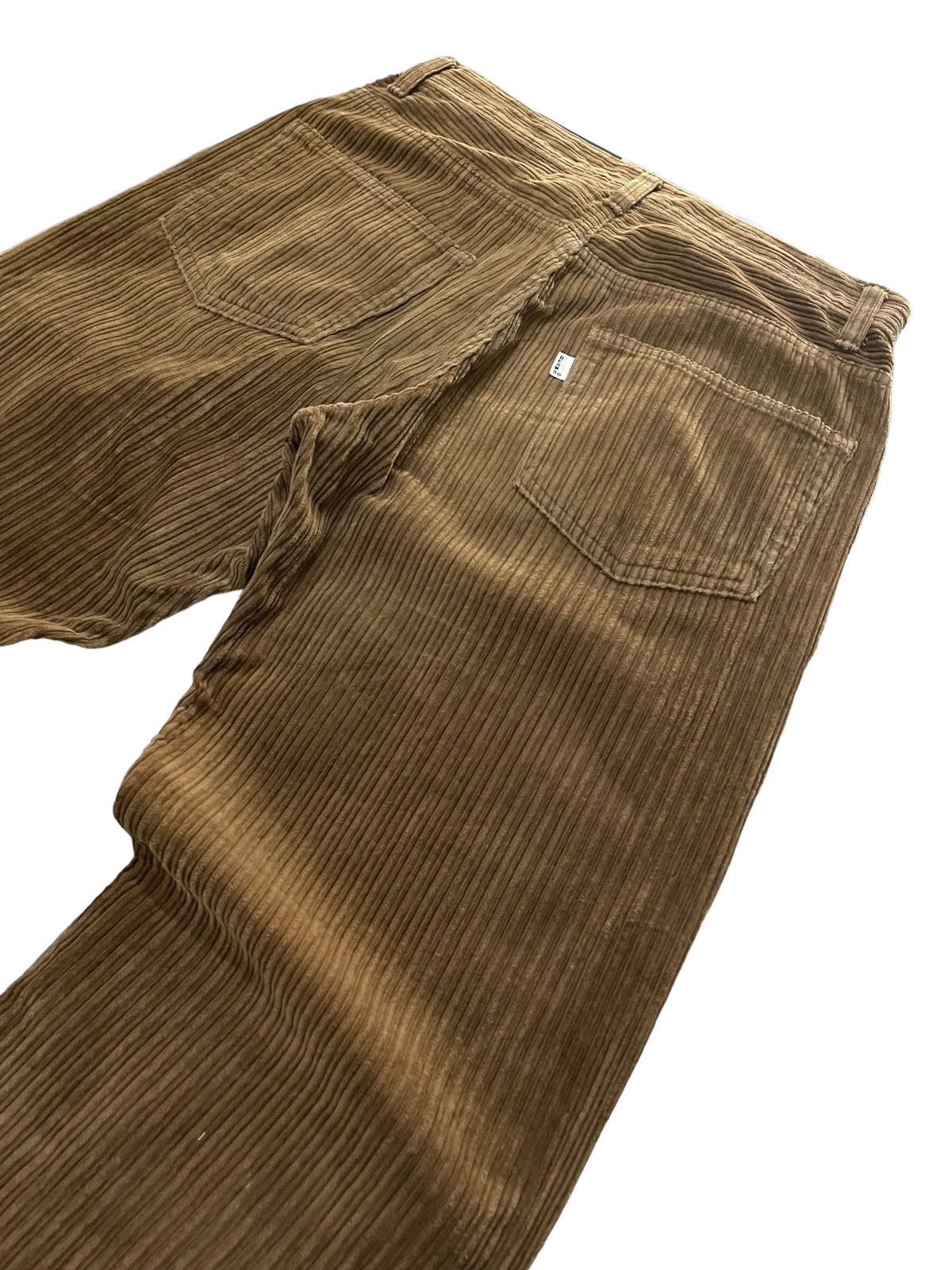 Beams Plus × Hysteric Glamour Beams Japan Brown Tan Corduroy Straight Fit Pants Size US 29 - 9 Thumbnail