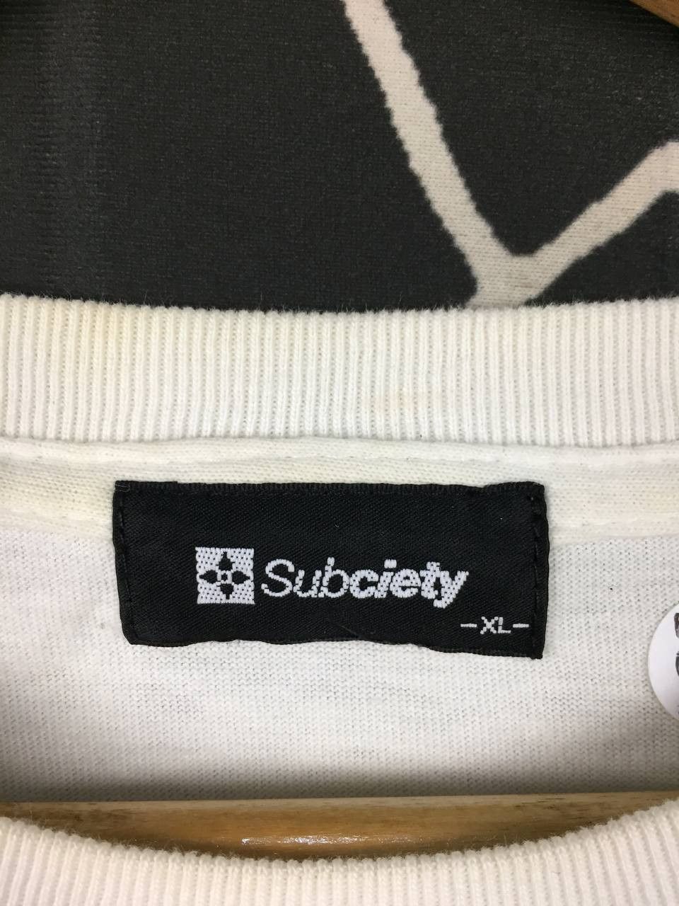 Japanese Brand Subciety Japanese Streetwear Script Logo Long Sleeve Tee Size US XL / EU 56 / 4 - 14 Thumbnail