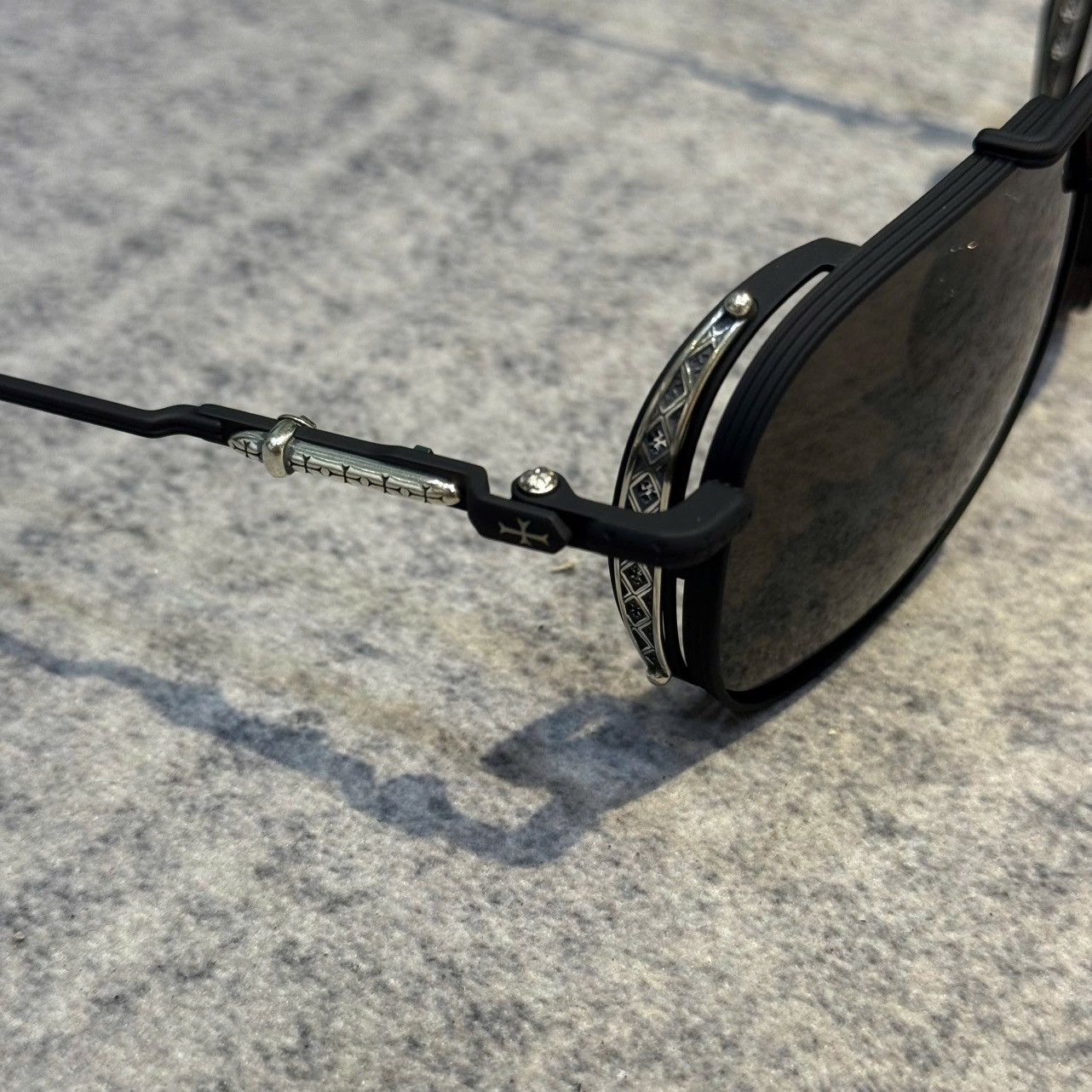 Chrome Hearts CHROME HEARTS BOXEDEN MATTE BLACK/SHINY SILVER Size ONE SIZE - 3 Thumbnail