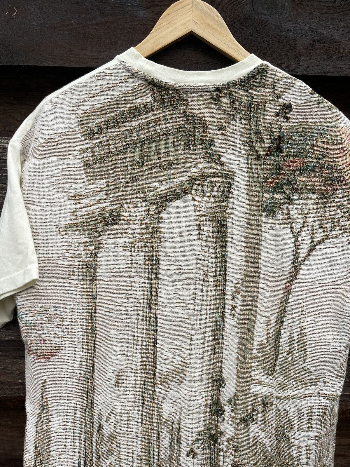 Designer Liv Sin Pray embroidered full back antique t-shirt tee hand Size US XS / EU 42 / 0 - 7 Thumbnail