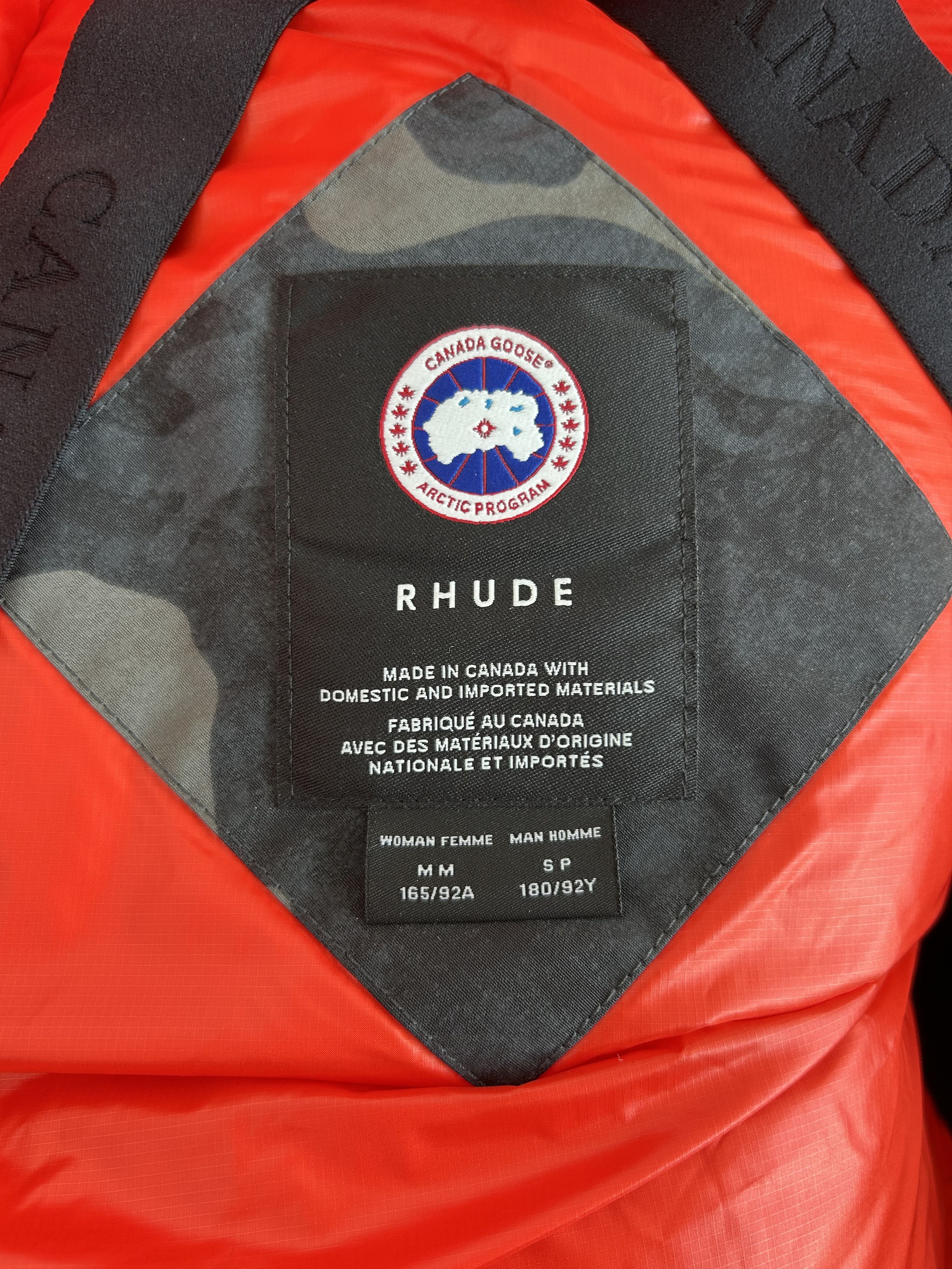 Canada Goose Canada Goose Rhude NBA Camo & Red Chilliwack Jacket Size US S / EU 44-46 / 1 - 3 Thumbnail