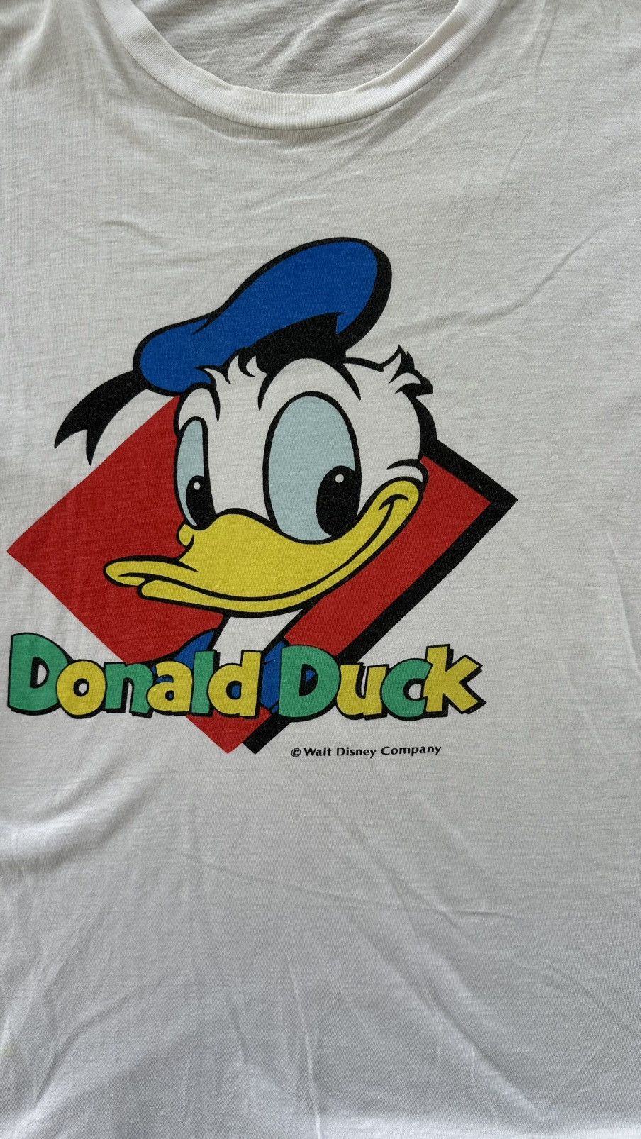 Disney VINTAGE 80S WALT DISNEY COMPANY DONALD DUCK TEE Size US M / EU 48-50 / 2 - 2 Thumbnail