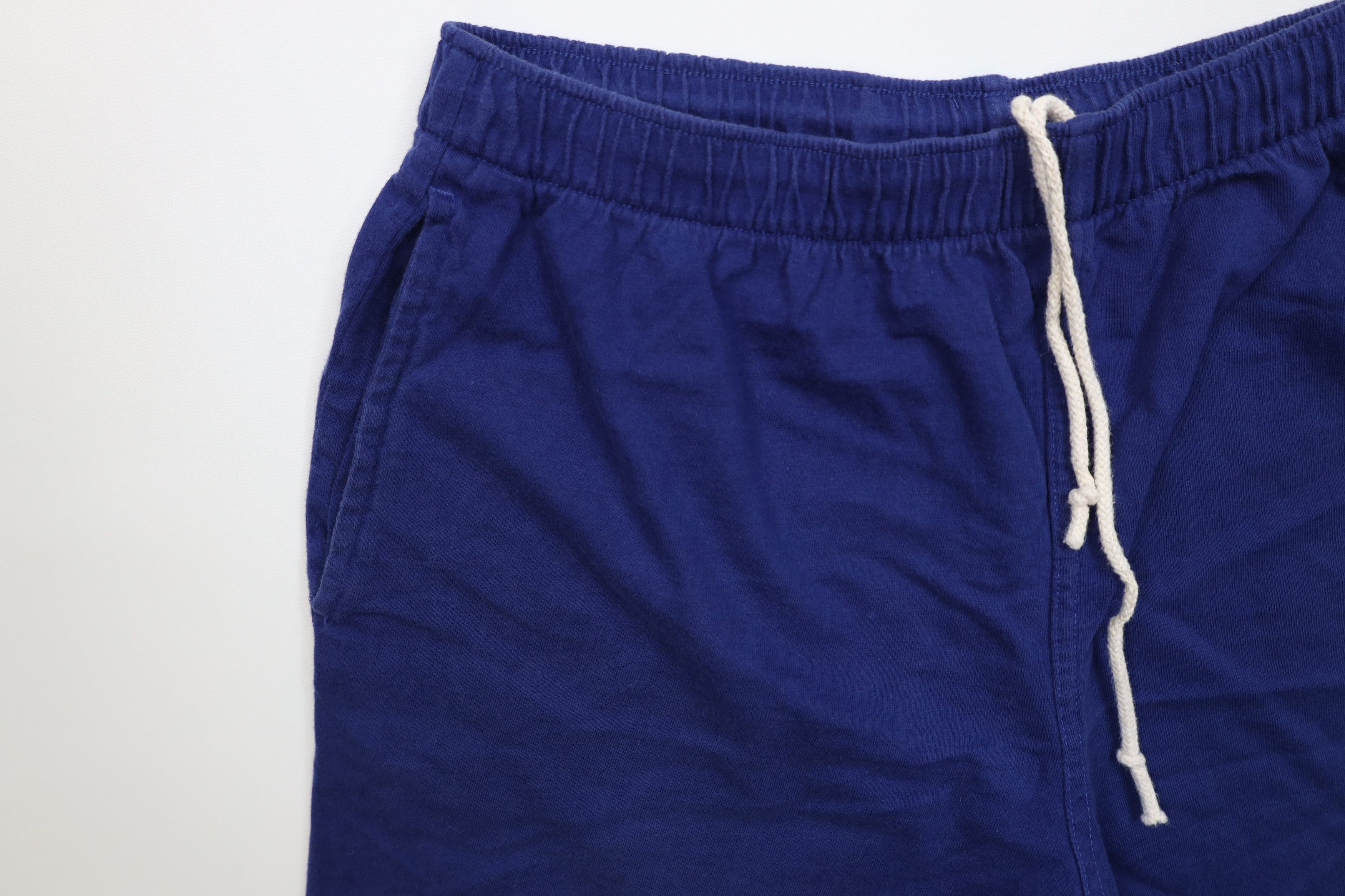 Vintage Vintage 90s Streetwear Blank Cotton Above Knee Shorts Blue Size US 34 / EU 50 - 6 Thumbnail