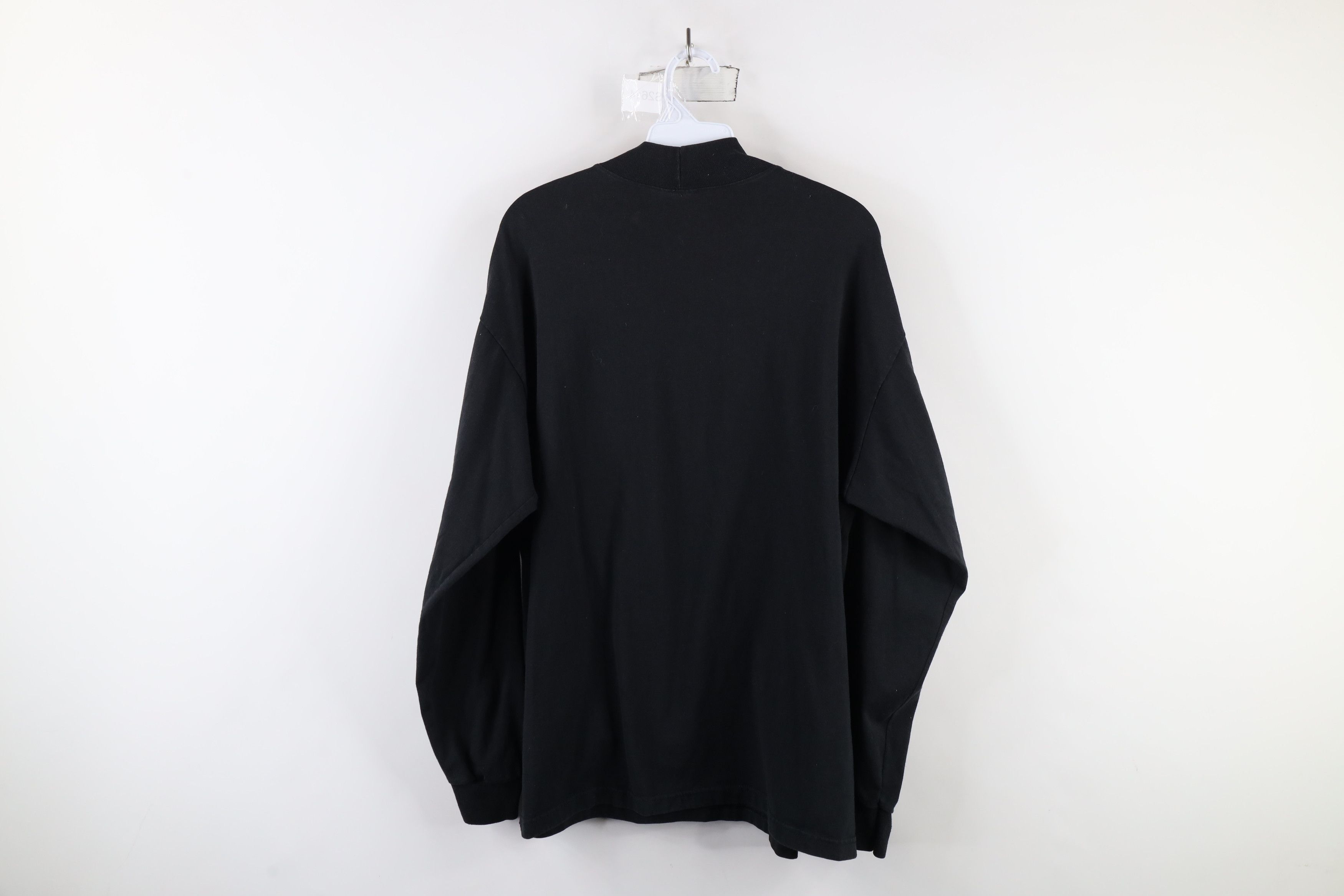 Vintage Vintage 90s Streetwear Mock Neck Long Sleeve T-Shirt USA Size US XL / EU 56 / 4 - 6 Thumbnail