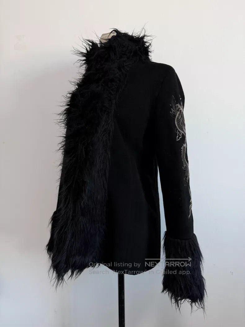 Vivienne Tam Vivienne Tam Dragon embroidery, fur collar, top Size S / US 4 / IT 40 - 1 Thumbnail
