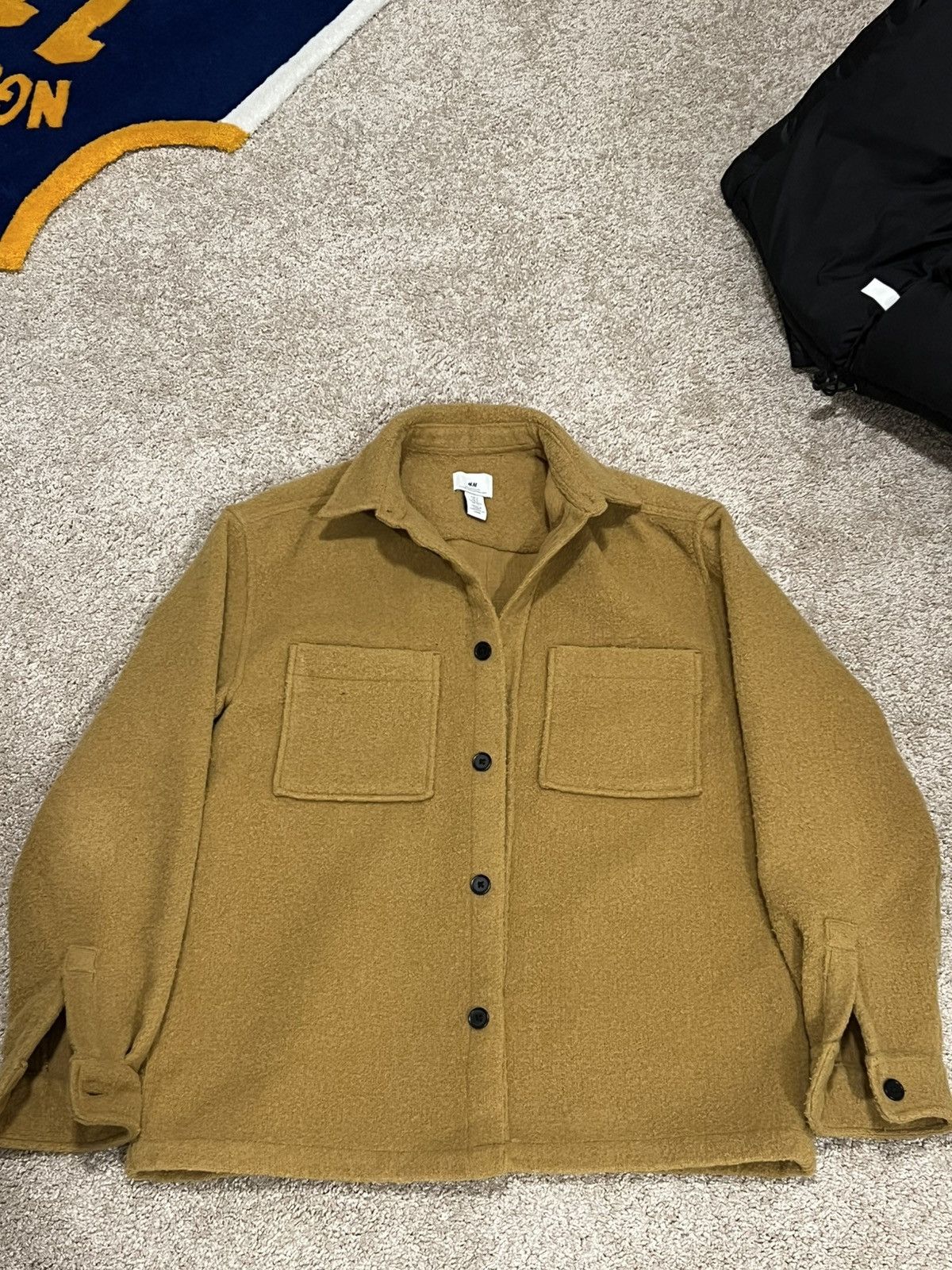 H&M H&M Textured Overshirt - S Size US S / EU 44-46 / 1 - 1 Thumbnail