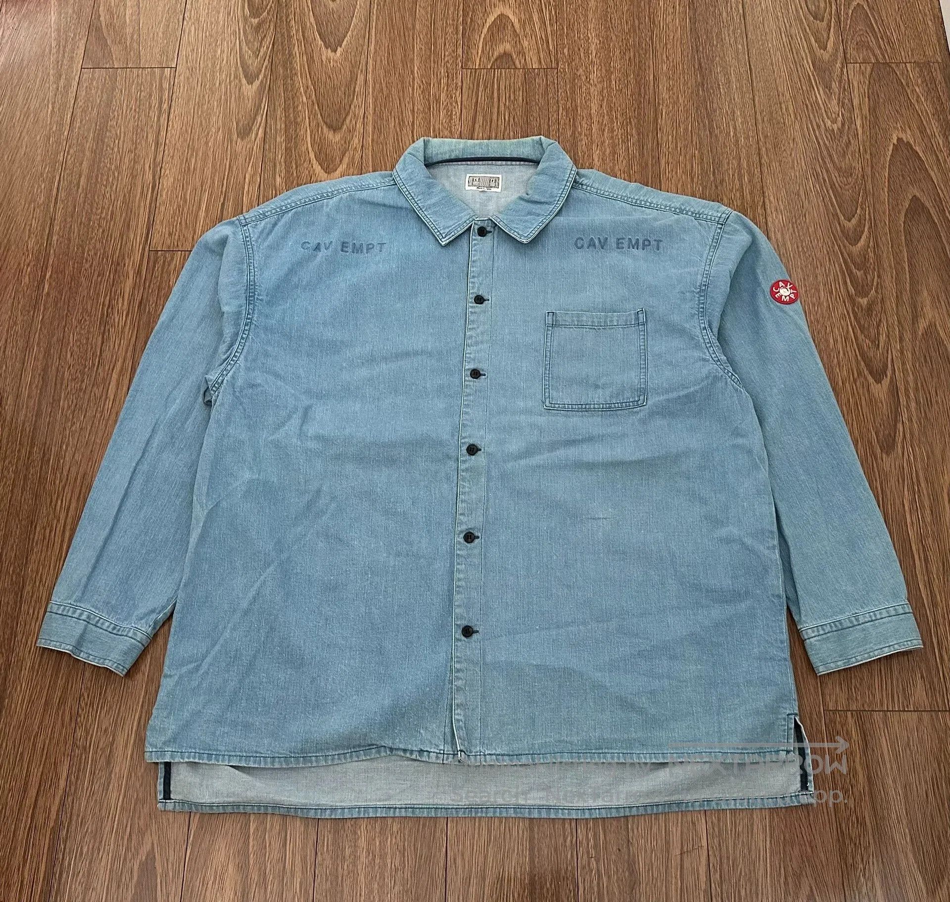 Cav Empt indigo denim jacket by C.E CAVEMPT. Size US XL / EU 56 / 4 - 1 Thumbnail