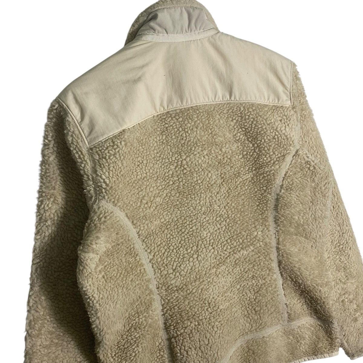 Patagonia Vintage Patagonia Retro-X Jacket Full Zip Natural Beige Size L / US 10 / IT 46 - 11 Thumbnail