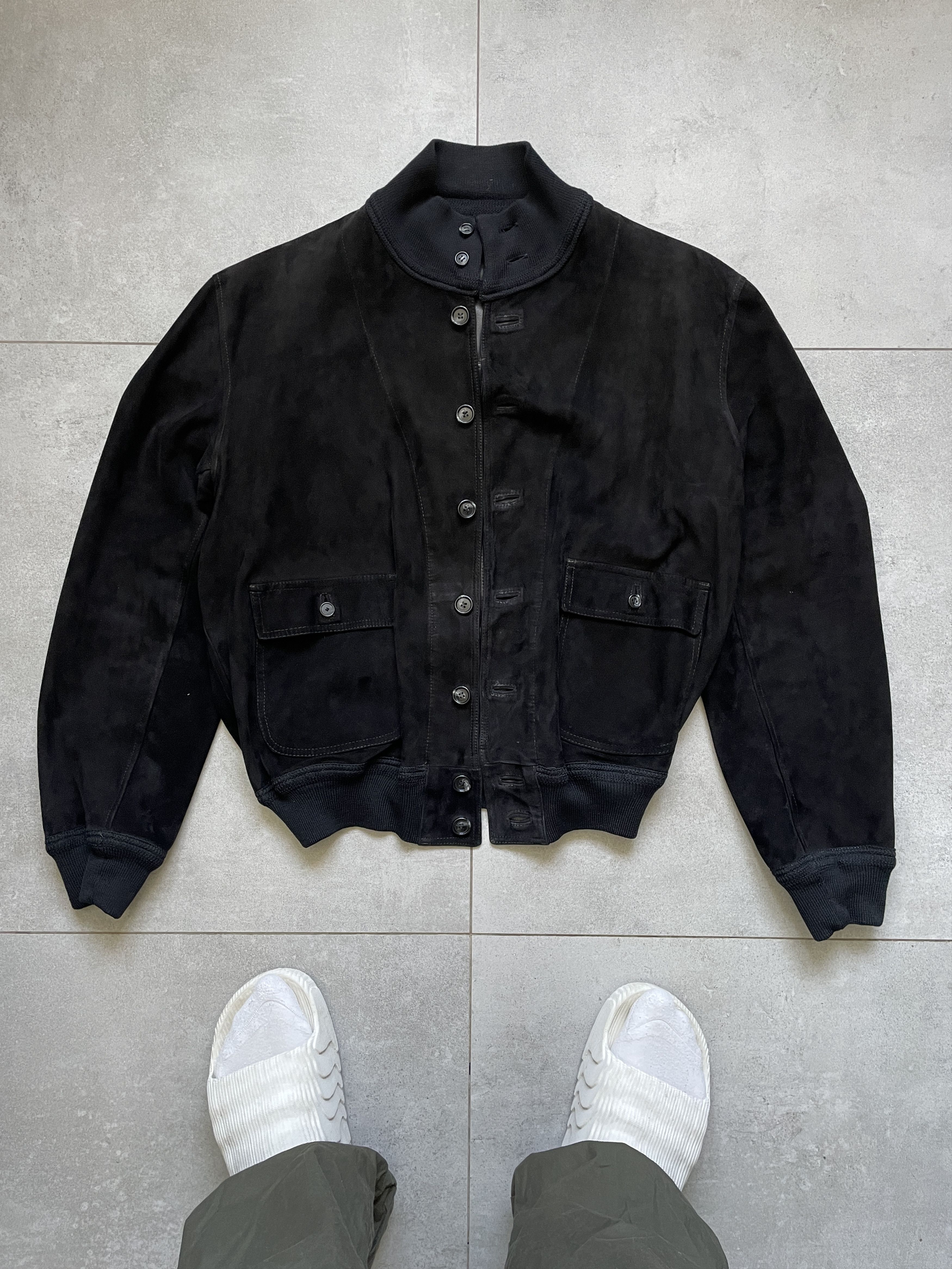 Valstar VALSTAR VALSTARINO MADE IN ITALY BLACK SUEDE BOMBER Size US L / EU 52-54 / 3 - 7 Thumbnail