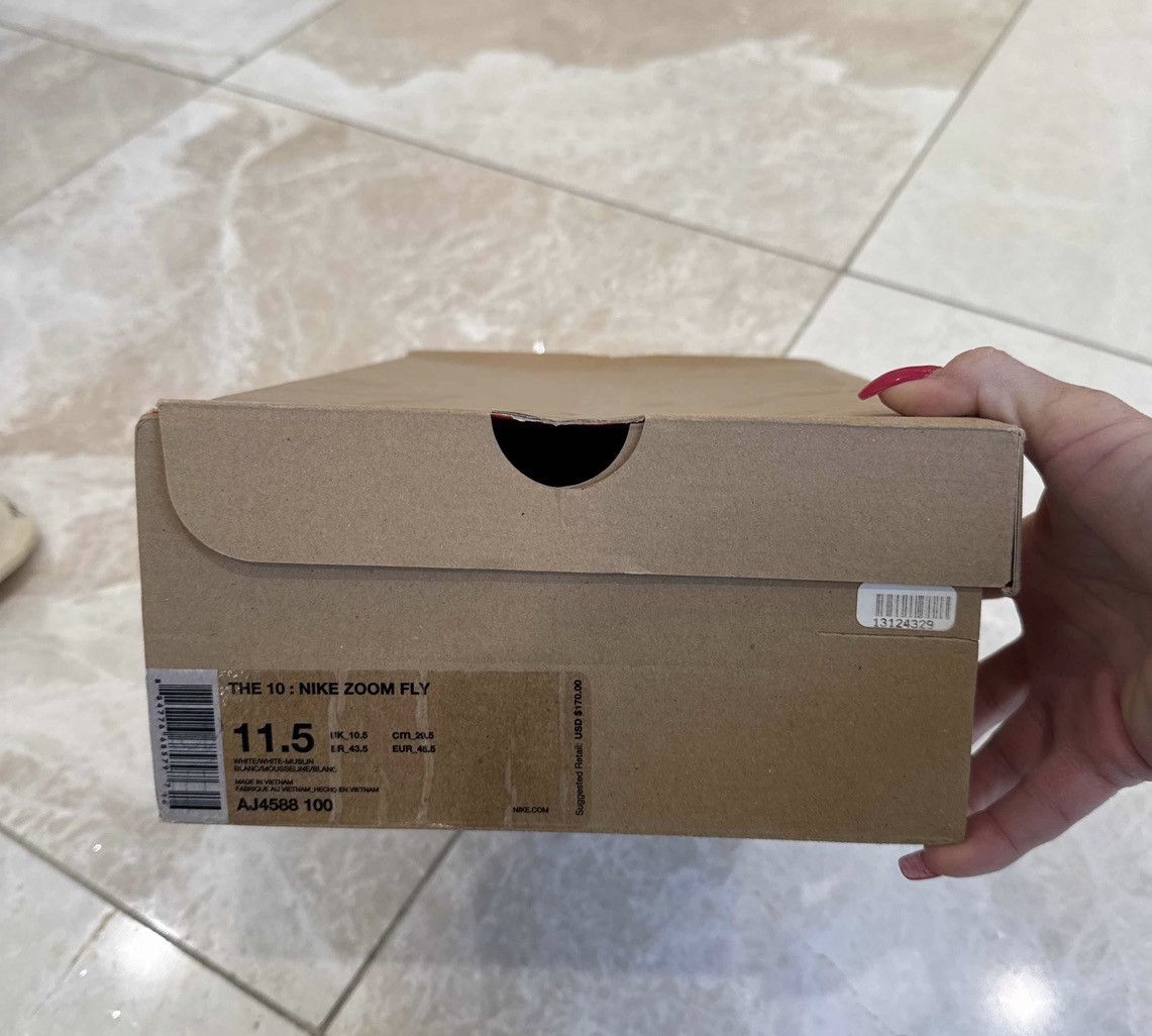 Nike × Off-White Off White x Nike Zoom Fly SP 'The Ten' Size US 11.5 / EU 44-45 - 7 Thumbnail