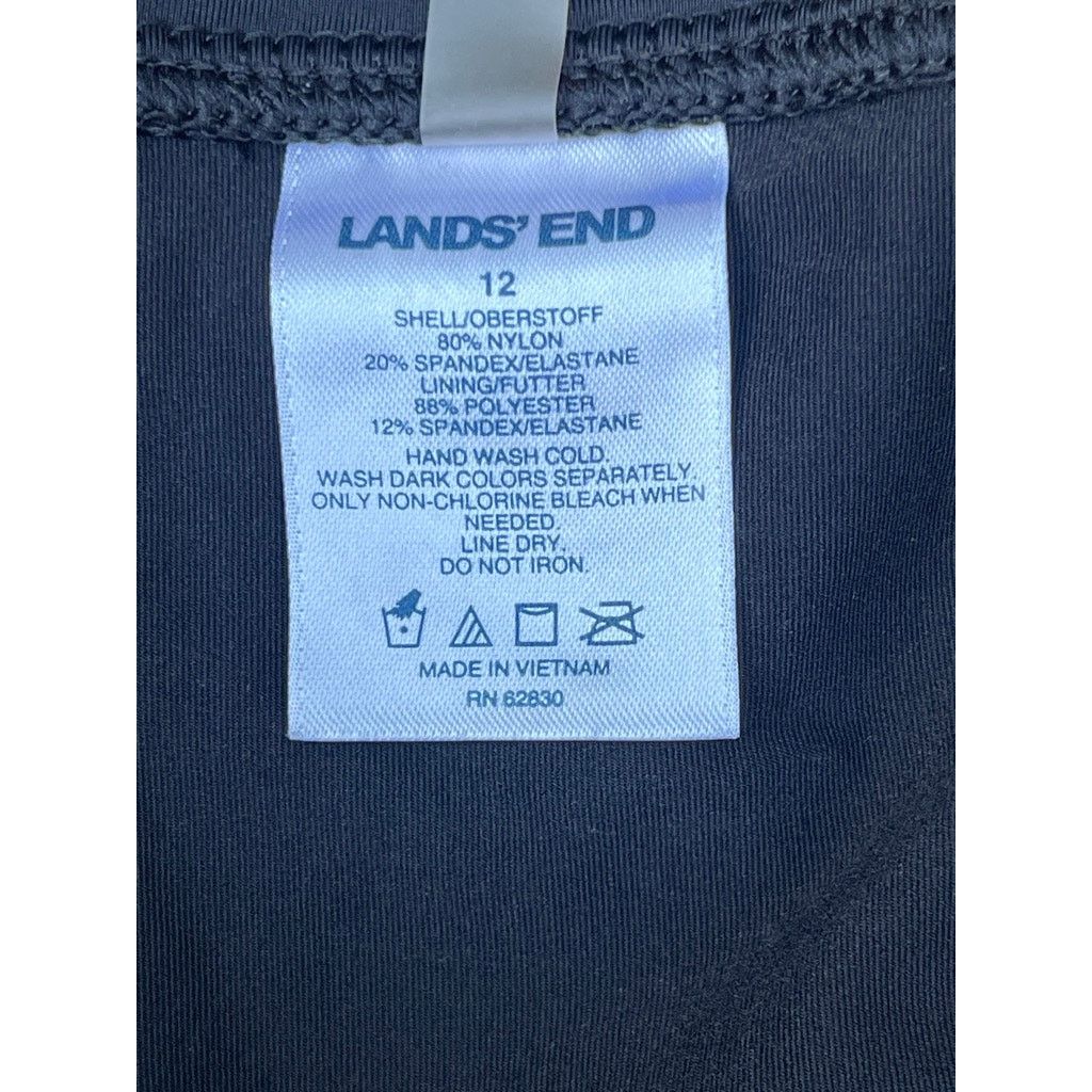 Lands' End Lands' End Bathing Suit Skirt Bottom Black Size Sz 12 Size ONE SIZE - 6 Thumbnail