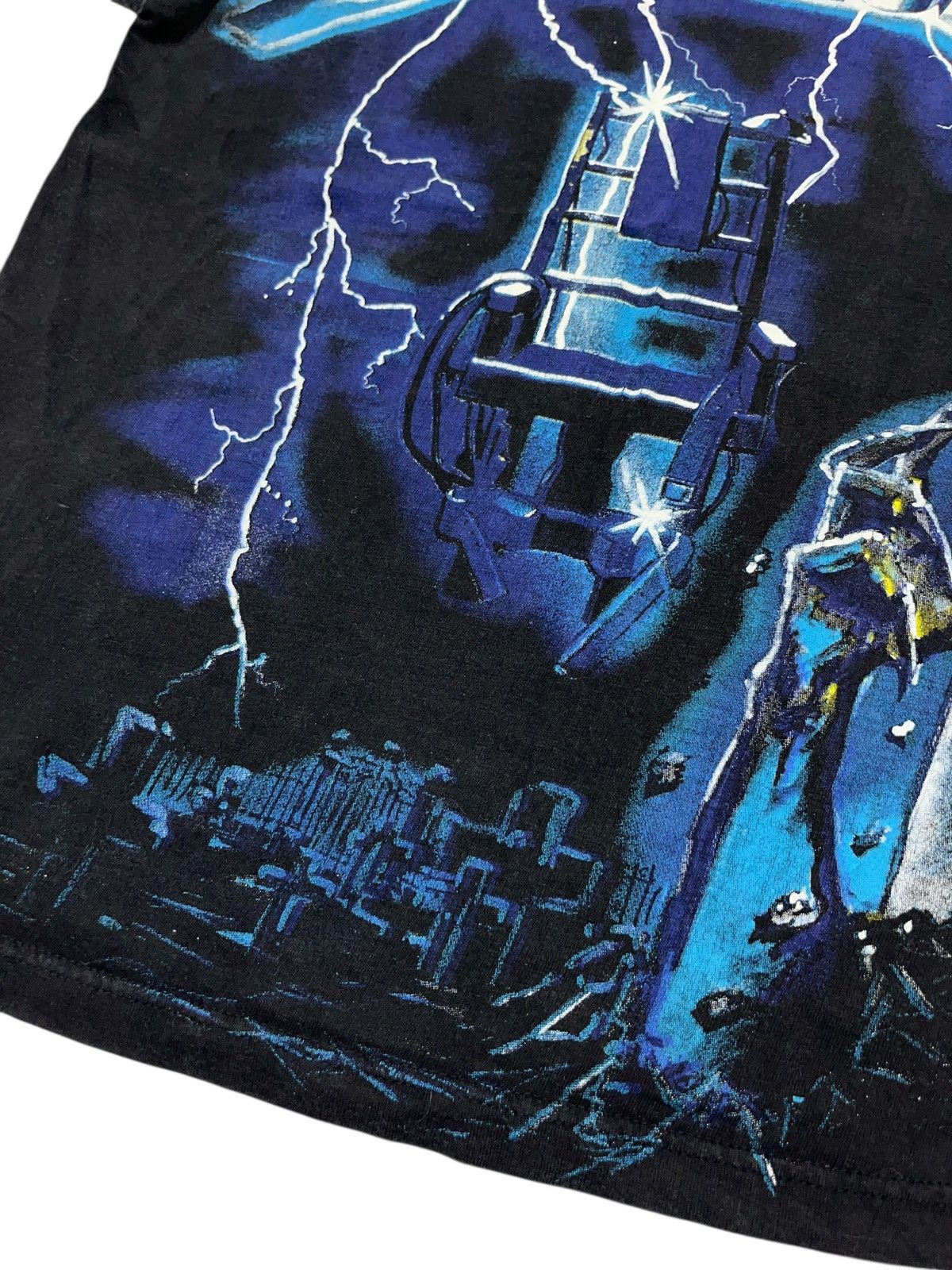 Band Tees × Metallica × Vintage Vintage Metallica AOP Ride The Lightning Bootleg T-shirt Size US S / EU 44-46 / 1 - 4 Thumbnail