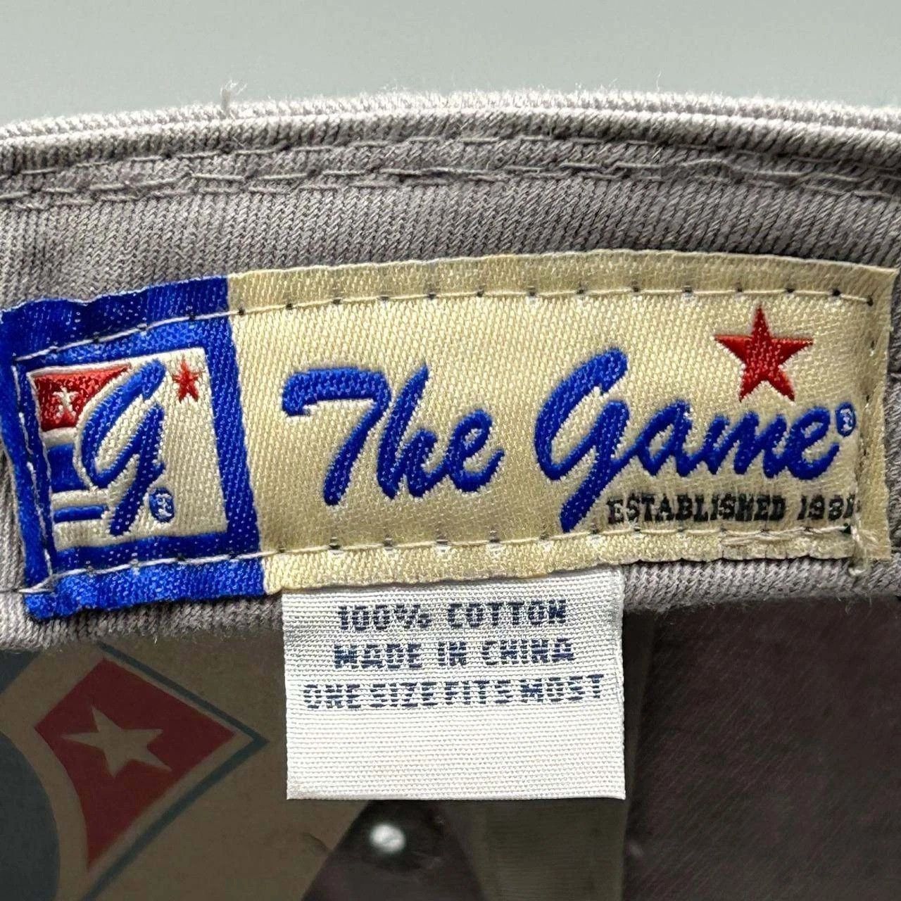 The Game Vintage Reno Aces Hat Men Gray MiLB Strap Back Cap Cotton Size ONE SIZE - 6 Thumbnail