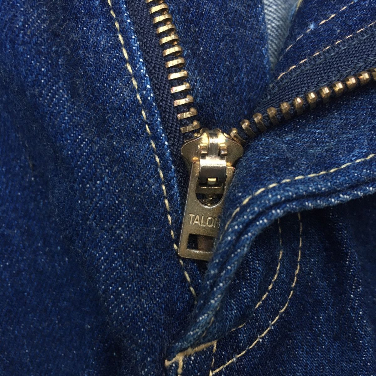 Vintage × Warehouse × Warehouse & Co. Vintage Warehouse & Co 70’s Half Selvedge Jeans Size US 33 - 6 Thumbnail