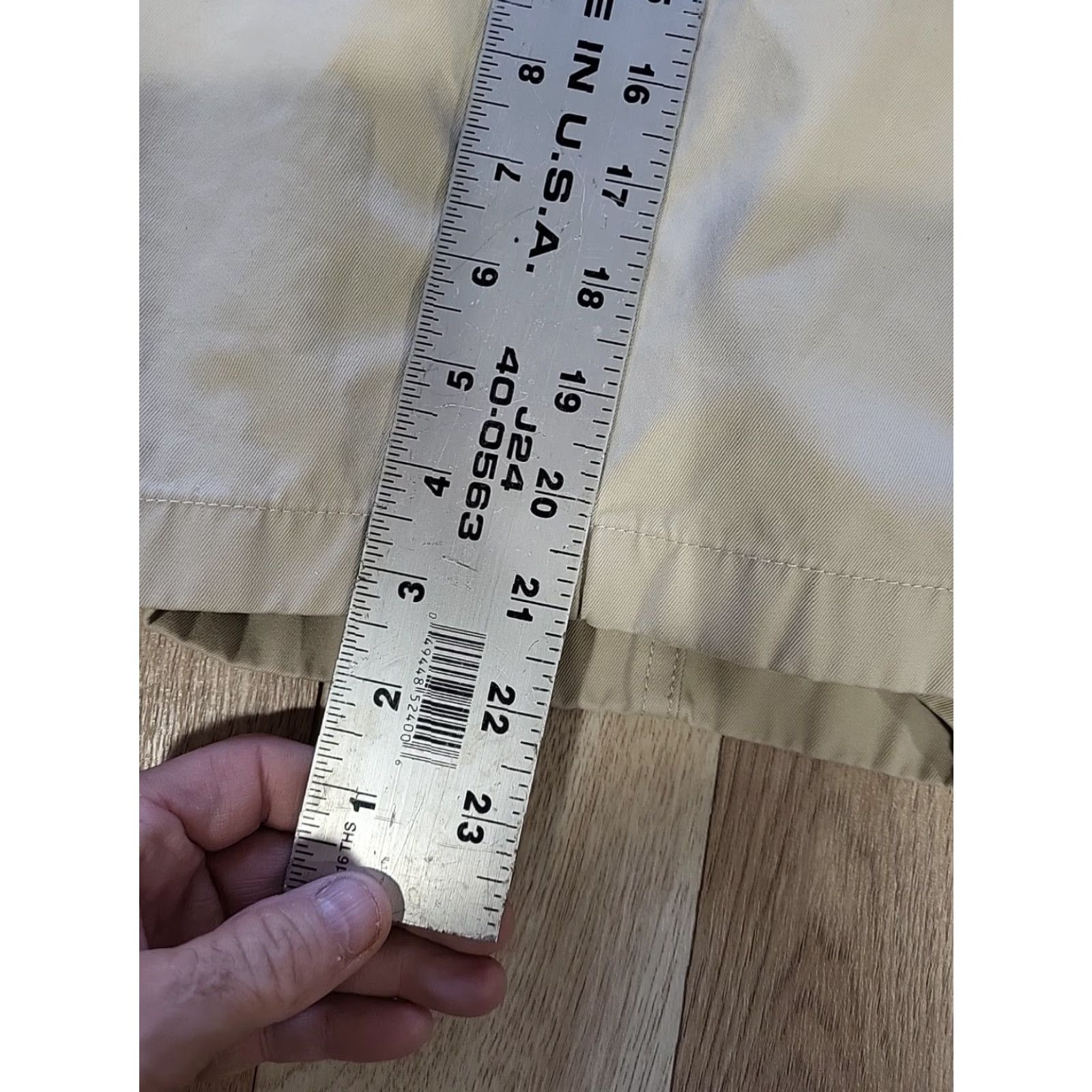 Cutter & Buck Cutter & Buck Golf Shorts Beige 40 Regular Cotton Flat Front Men Size US 40 / EU 56 - 6 Thumbnail