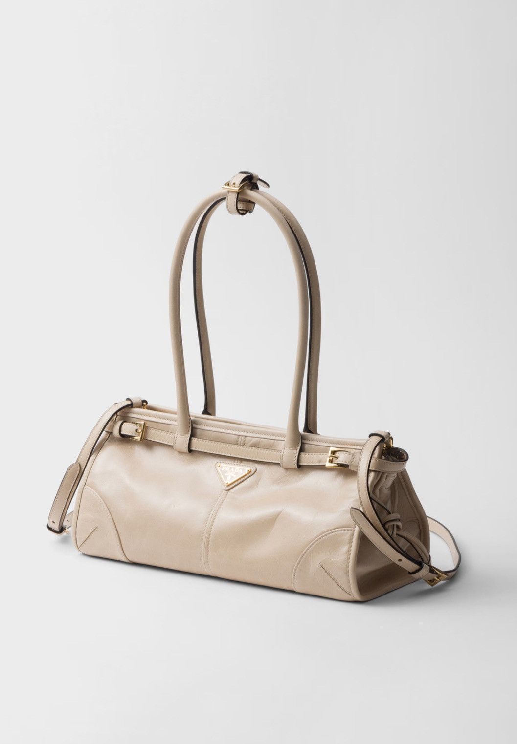 Balenciaga 🔥$3.6K VALUE🔥Prada Leather Bonnie Bag Medium Size ONE SIZE - 2 Thumbnail