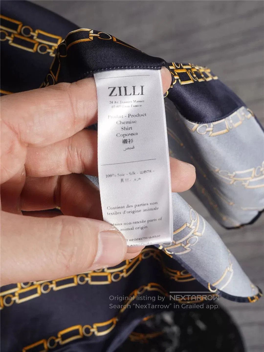 Zilli ZILLI Silk Shirt with Unique Design. Size US XS / EU 42 / 0 - 8 Thumbnail