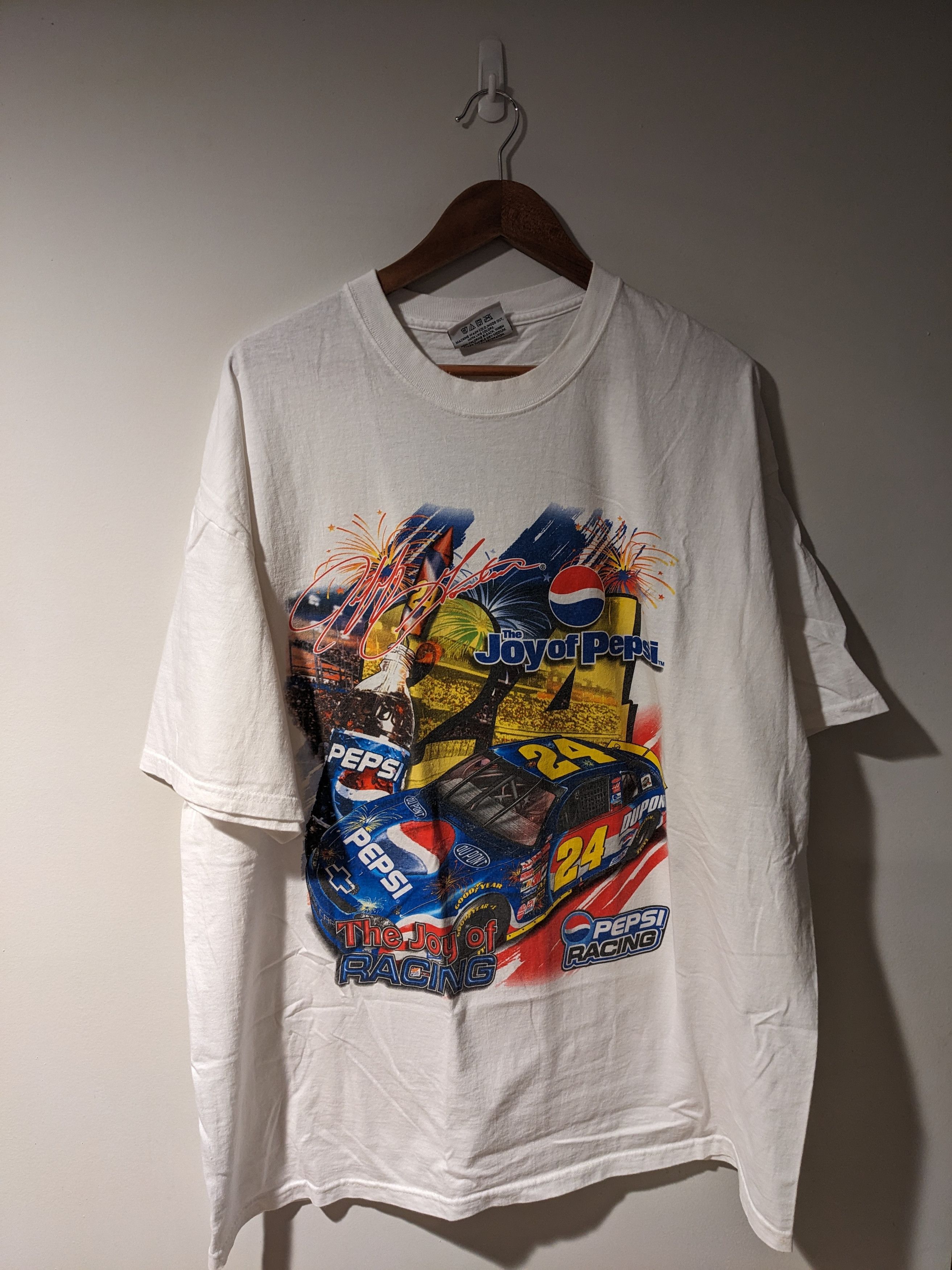 Chase Authentics × NASCAR × Vintage Vintage 2002 Pepsi Racing Nascar Speedway X-Large T-Shirt Size US XL / EU 56 / 4 - 1 Thumbnail