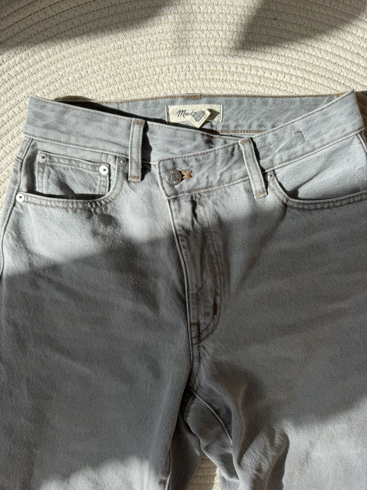Madewell Madewell The Curvy '90s Straight Jean Grey size 24 Size 26" / US 2 / IT 38 - 5 Thumbnail