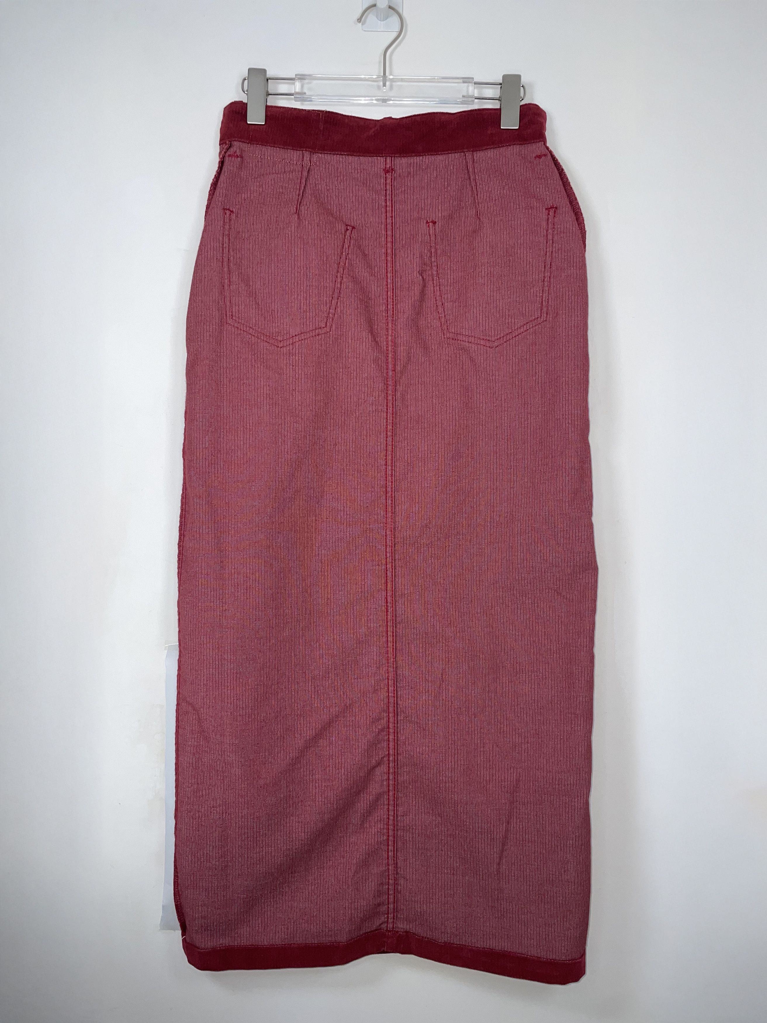 Hysteric Glamour Red Maxi Corduroy Skirt | Size 27 ~ Small Size 27" / US 4 / IT 40 - 8 Thumbnail