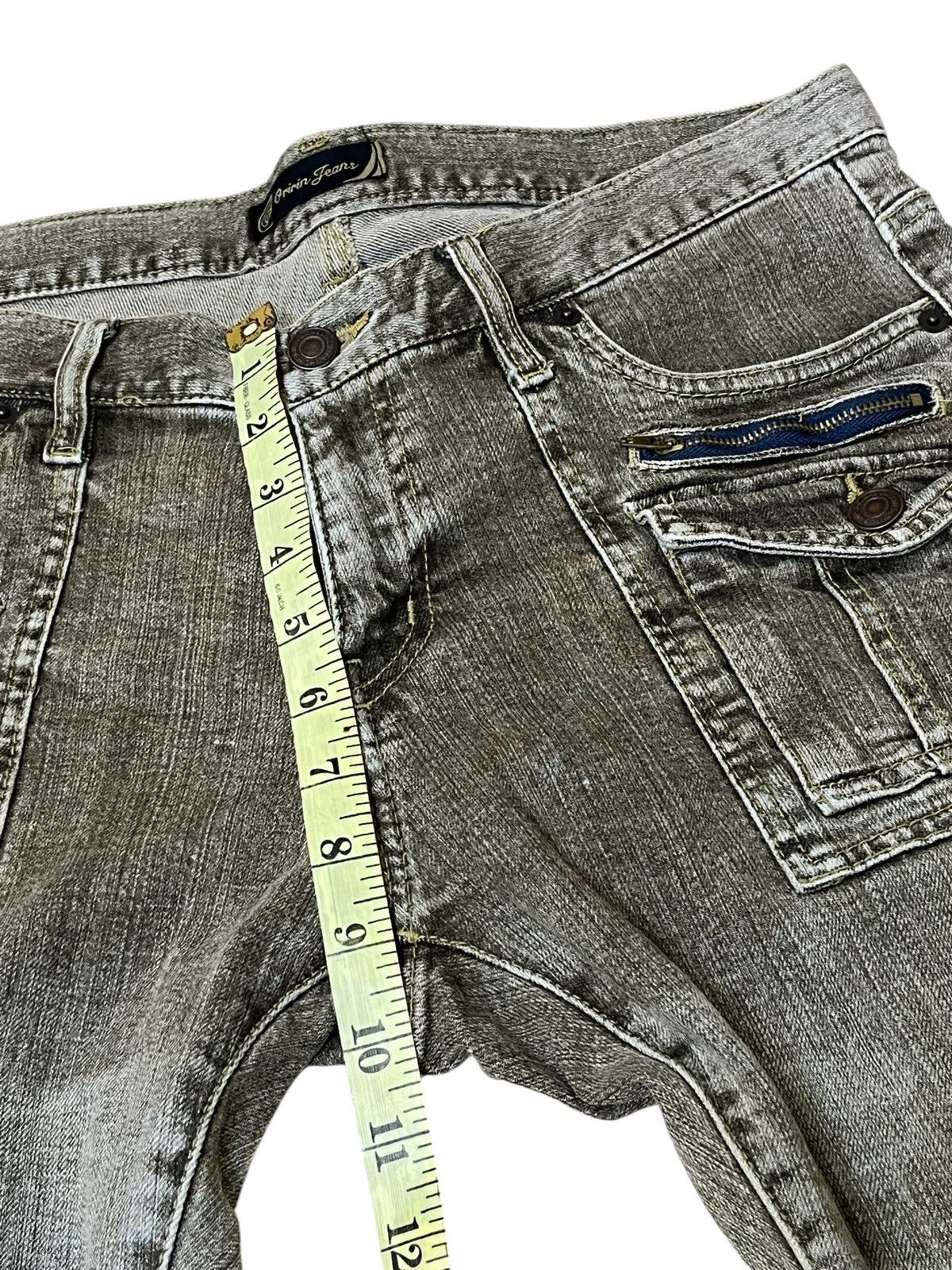 Japanese Brand JAPANESE ARTISTR “ORIRIN JEANS” DIRTY MUDD FLARED JEANS Size US 33 - 16 Thumbnail