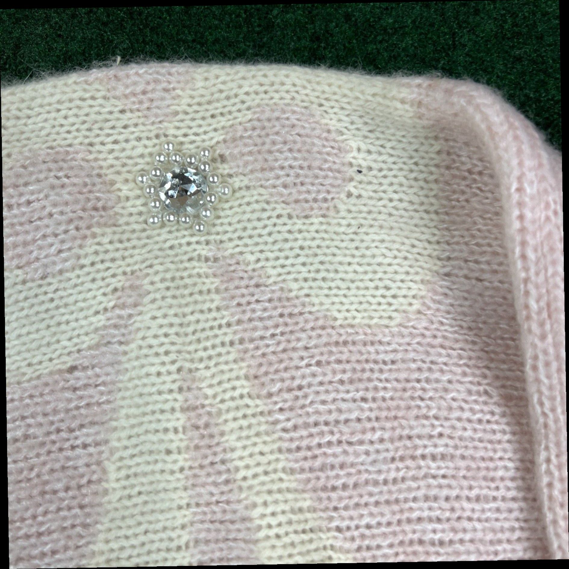 Vintage vintage 1990s sleeve knit sweater pullover Petite Small Acrylic Liana Petites Size S / US 4 / IT 40 - 3 Thumbnail