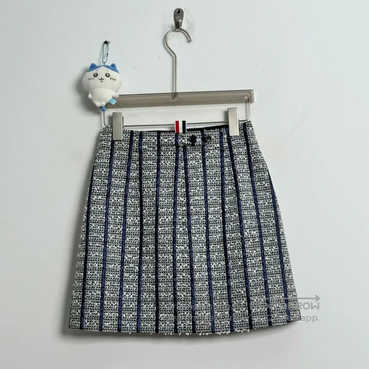 Thom Browne Thom Browne Gold Button Knit Skirt. Size 39" - 2 Thumbnail