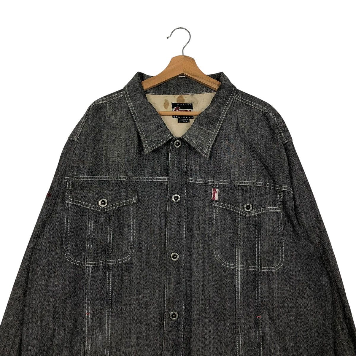 Vintage 🔥VINTAGE DENIM CHORE WORK JACKET ENYCEE ISSEY MIYAKE Size US XXL / EU 58 / 5 - 5 Thumbnail