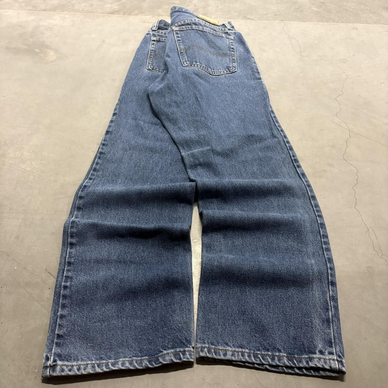 Vintage Crazy Vintage Y2K/2000s Baggy Grunge Streetwear Style Dark Wash Denim Jeans! Size US 33 - 4 Thumbnail