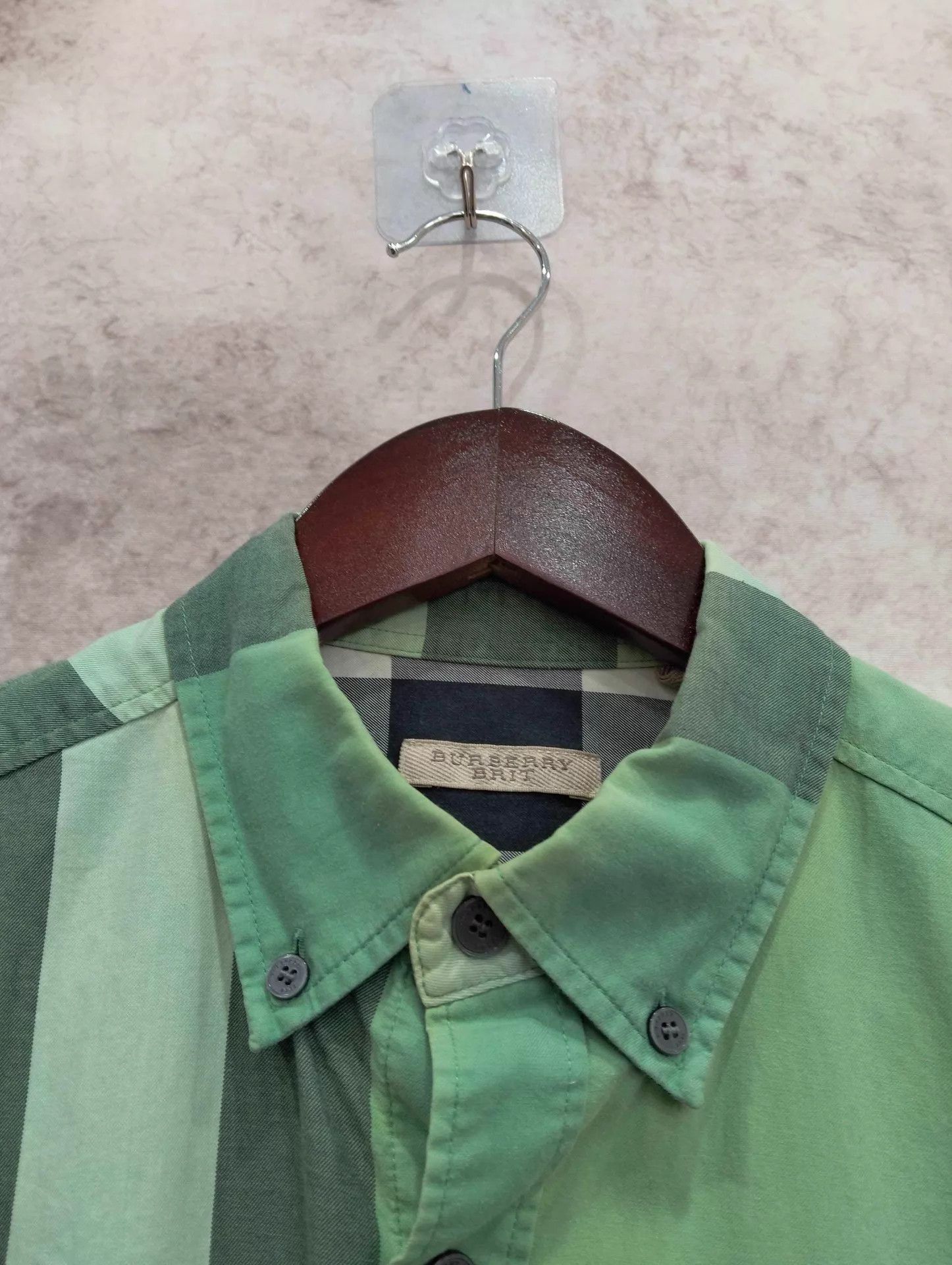Burberry Burberry Green Check short sleeve shirt S Size US S / EU 44-46 / 1 - 3 Thumbnail