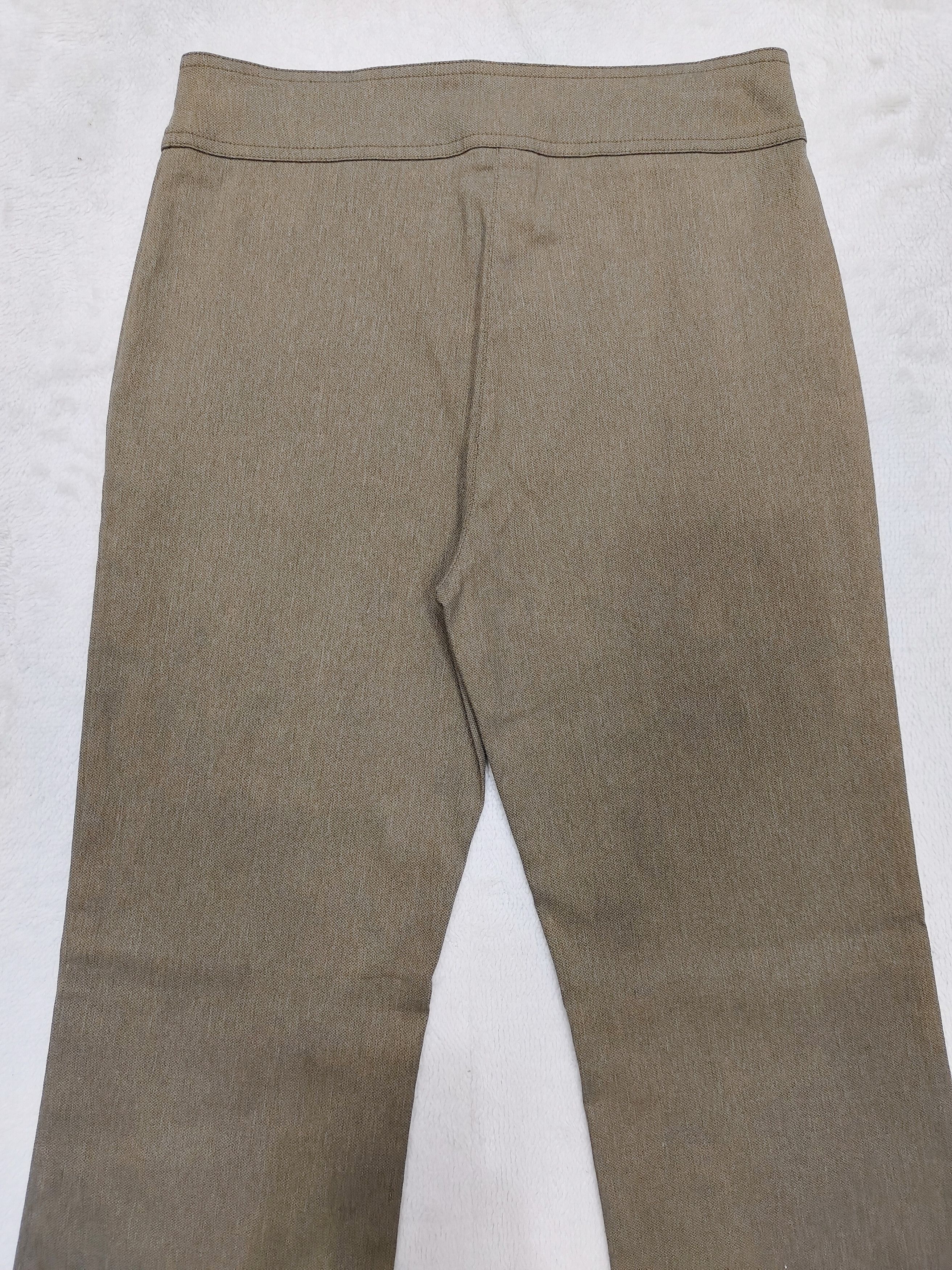 Vintage 90s Ghole- "Sylvia" Minimal French Design Straight Pants Size 28" / US 6 / IT 42 - 4 Thumbnail