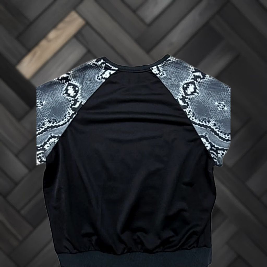 Adidas Adidas Originals Snakeskin Print Crew Sweatshirt S Women Black, White, Grey Size S / US 4 / IT 40 - 1 Thumbnail
