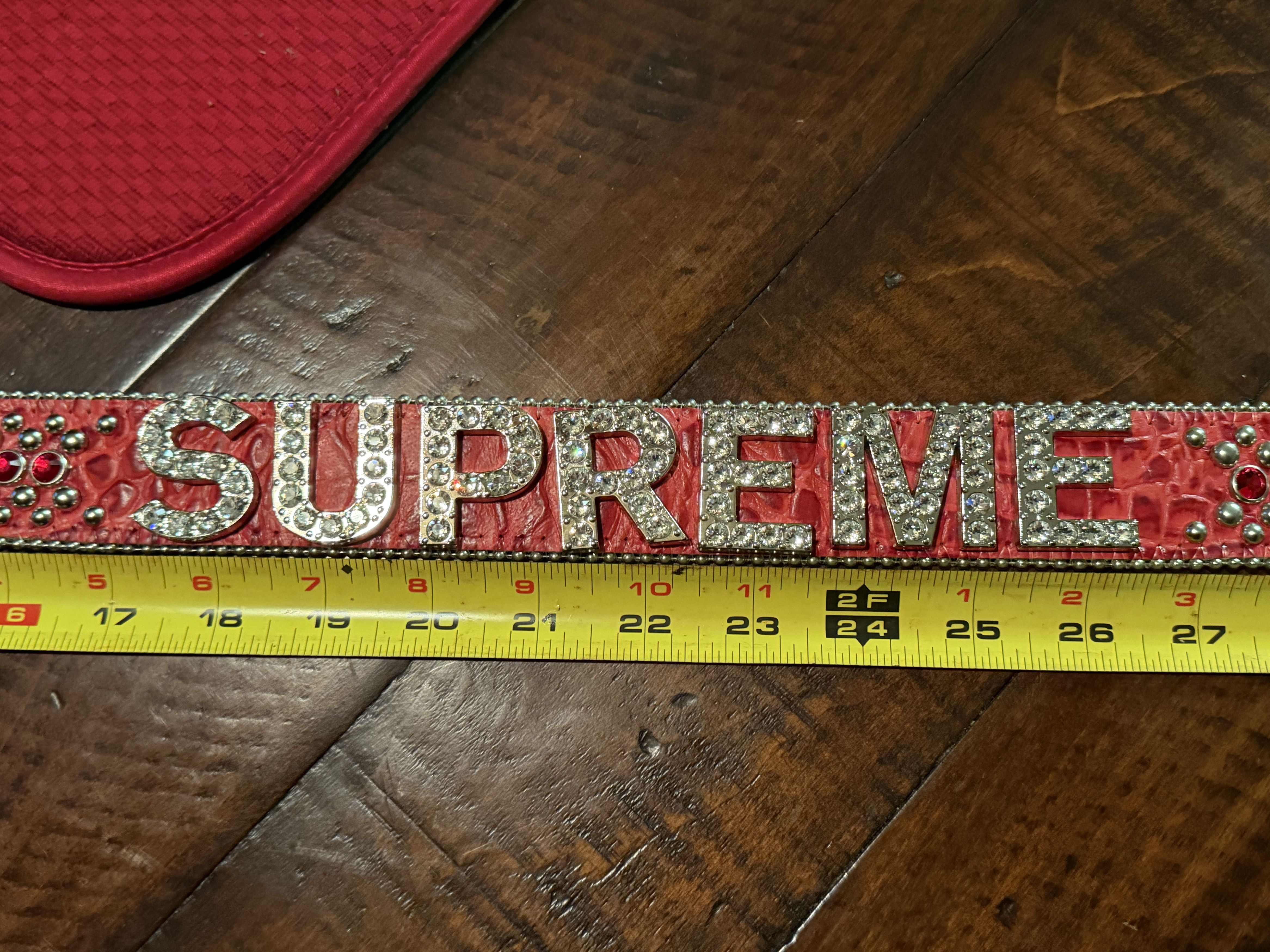 Supreme X B.B. Simon Belt Red L/XL