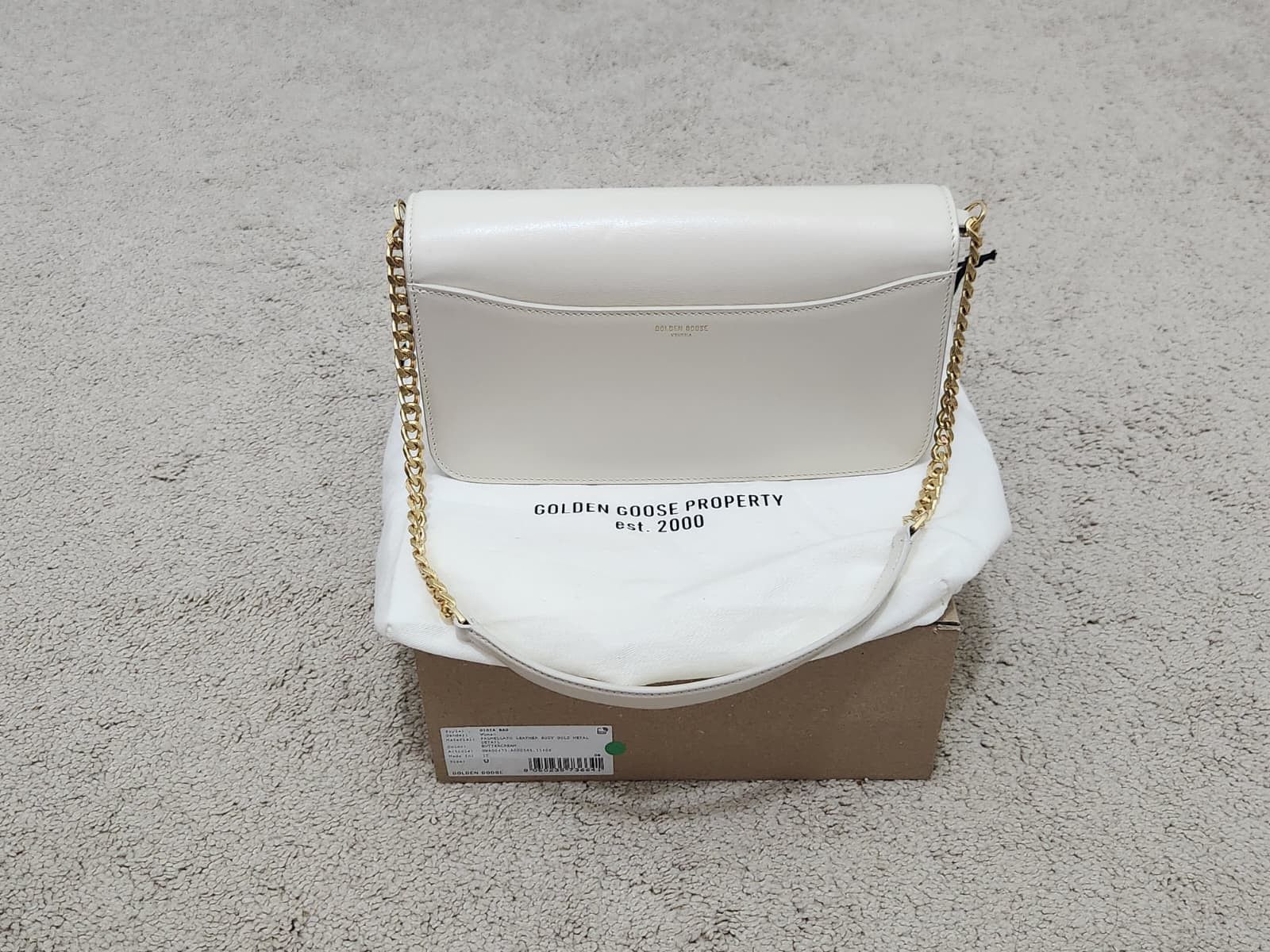 Golden Goose Golden Goose Gioia Bag in butter-colored boarded leather Size ONE SIZE - 2 Thumbnail
