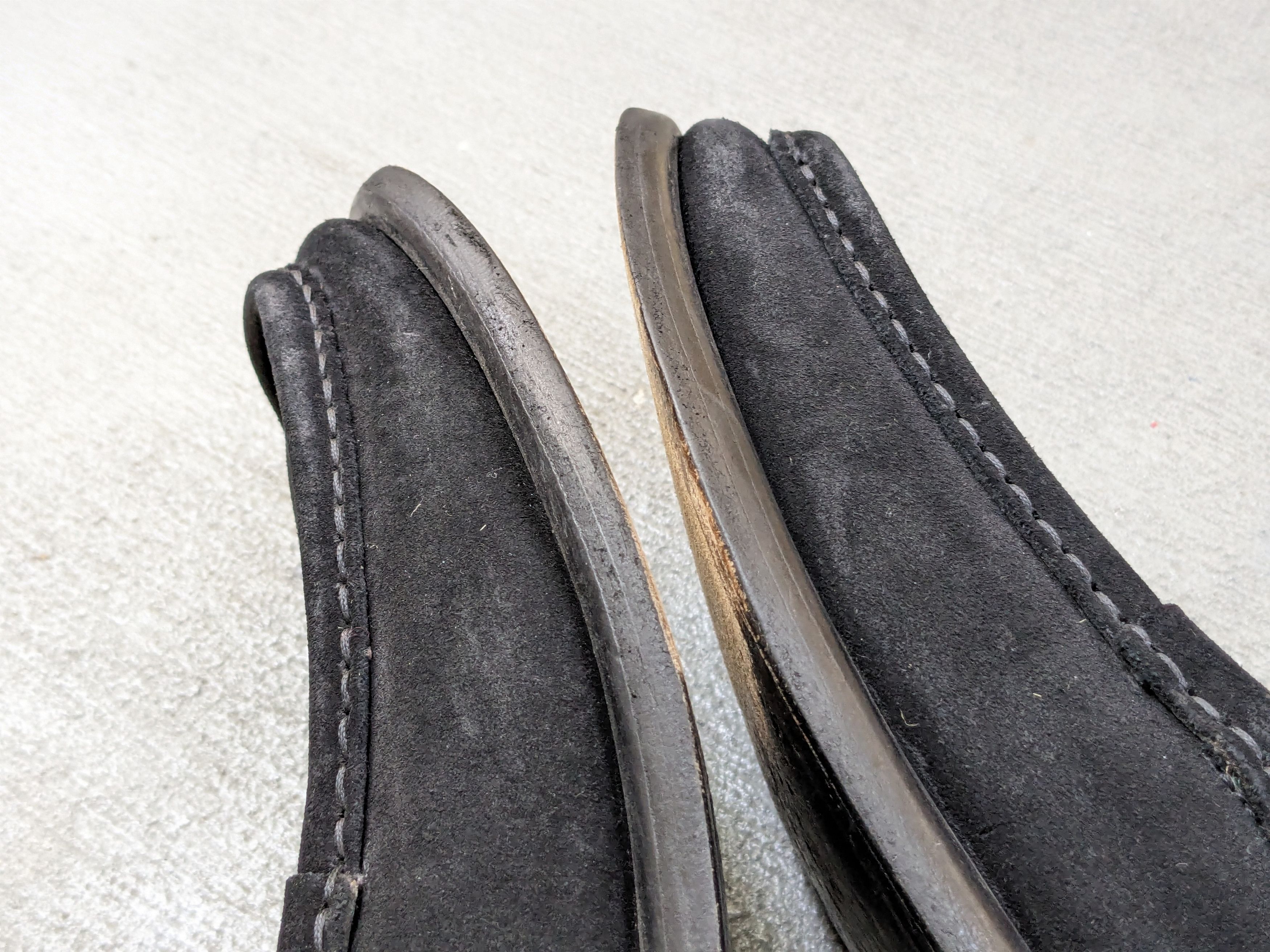 Gucci Gucci Horsebit Loafers Black Suede 10 Italy Slip On Snaffle Size US 10 / EU 43 - 7 Thumbnail