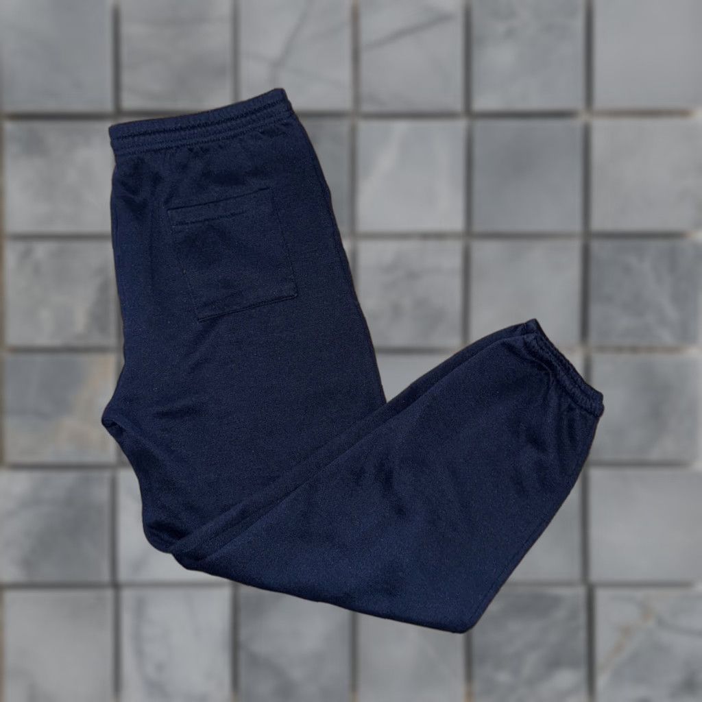 Vintage VINTAGE Unbranded Sweatpants Navy Blue 34x28 Large Front Patch Pocket Utility Carpenter Men Pants Military Workwear Vintage 90s Size US 34 / EU 50 - 1 Thumbnail