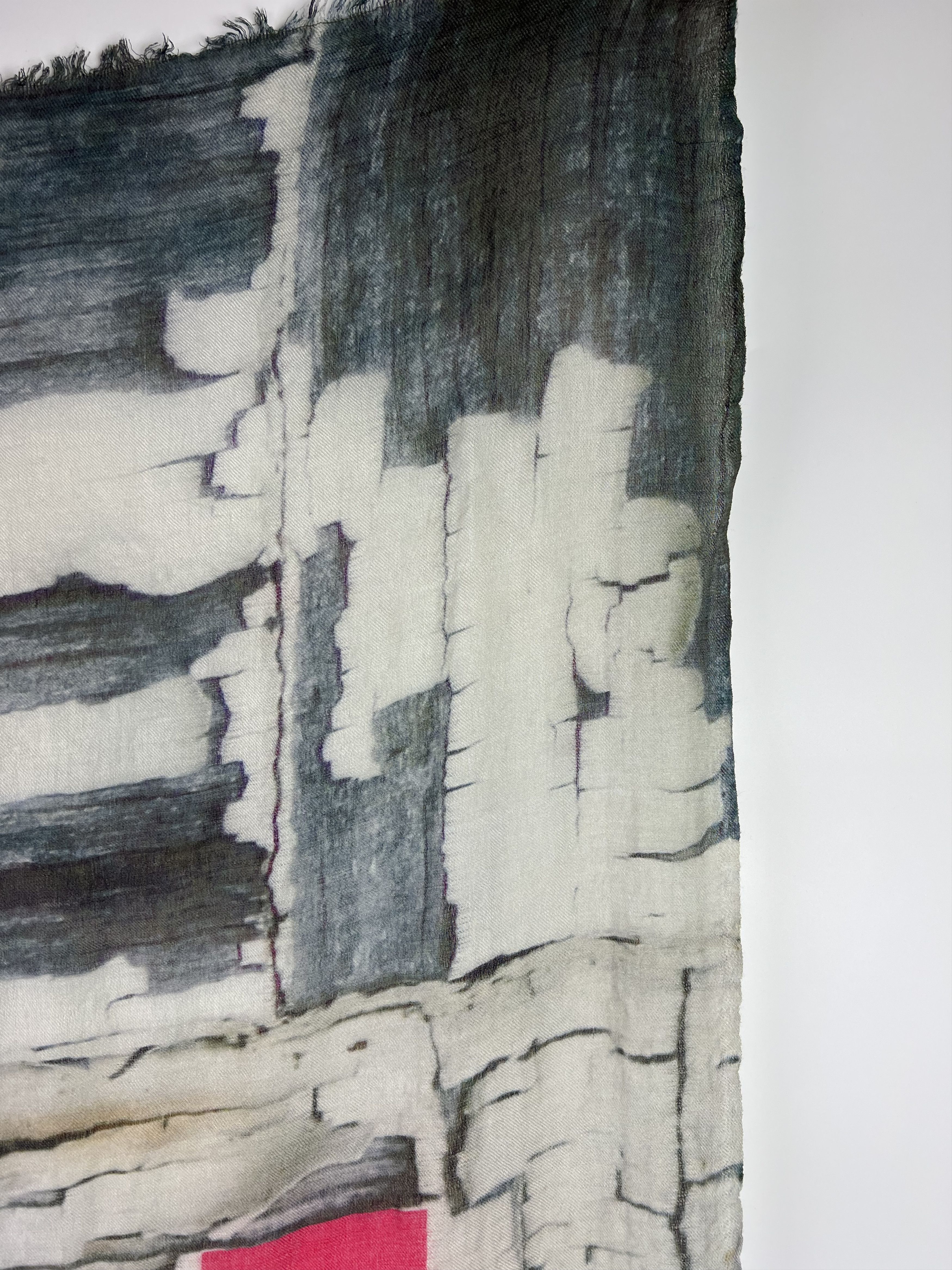 Designer URI By Katrin Uri Cotton/Wool/Cashmere Scarf 200x100cm Size ONE SIZE - 2 Thumbnail